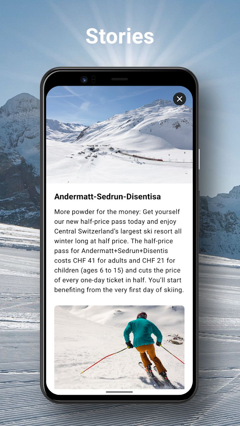 MountainAccess App - Storys