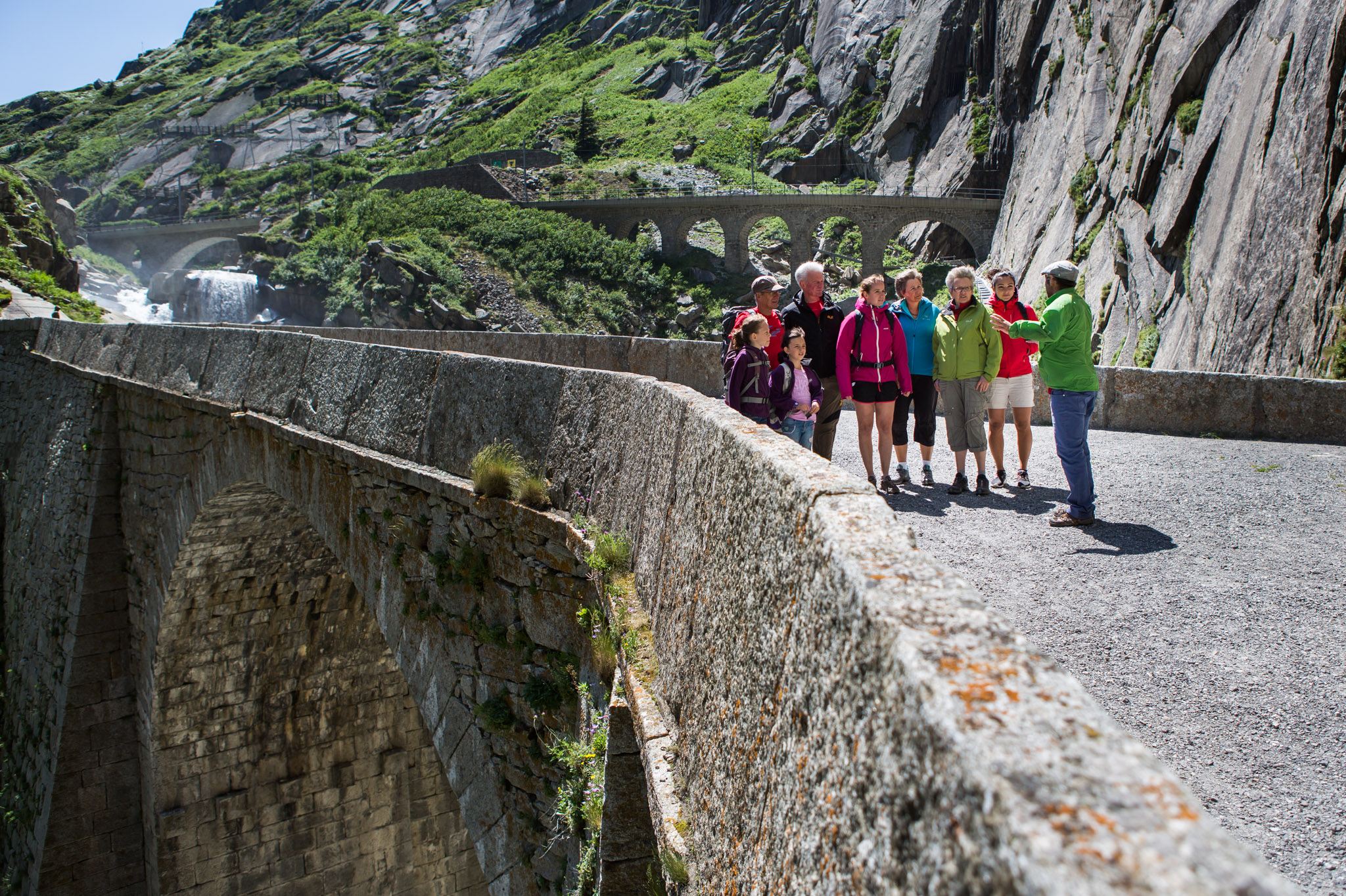 Gruppe Führung Teufelsbrücke