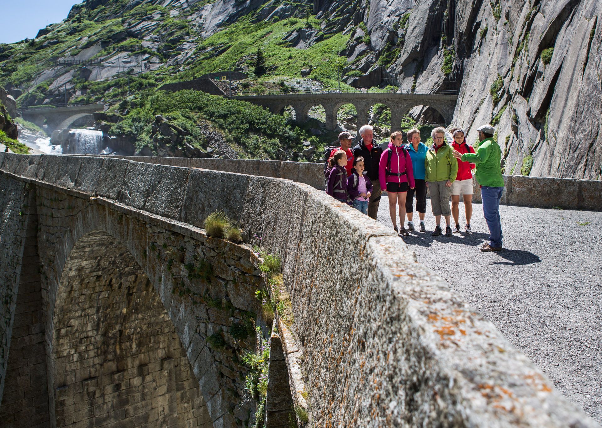 Gruppe Führung Teufelsbrücke