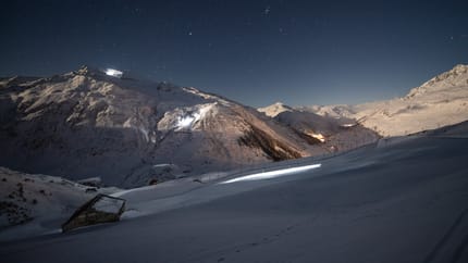 mys-Night sledding Nätschen -Nachtschlitteln