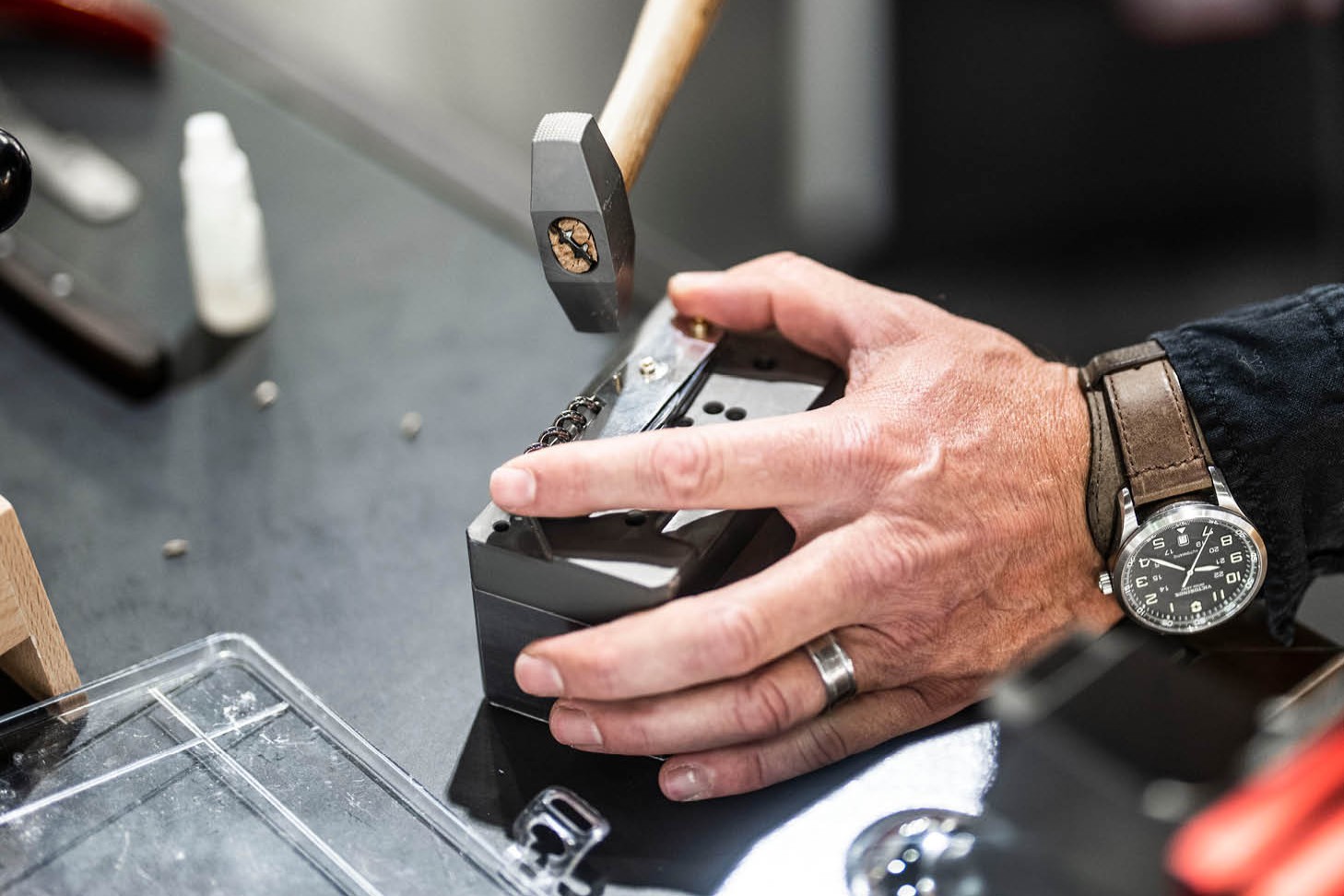 mys-Assemblage de couteaux suisses-Taschenmesser-Montage