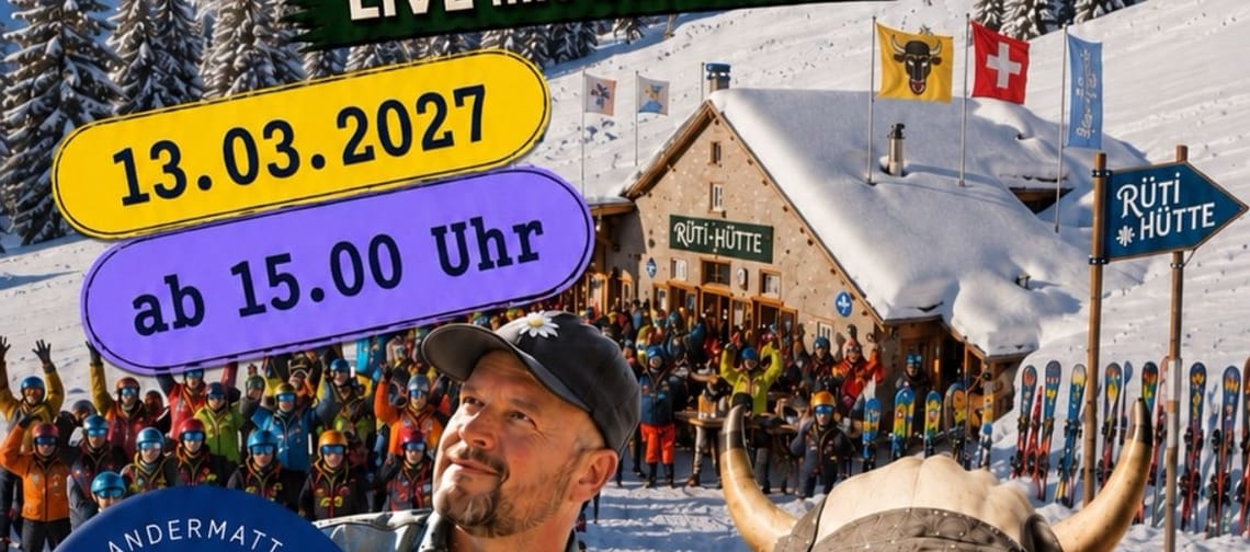 Après-Ski in der Rüttihütte mit Chr!gel – Skibeizli-Tour