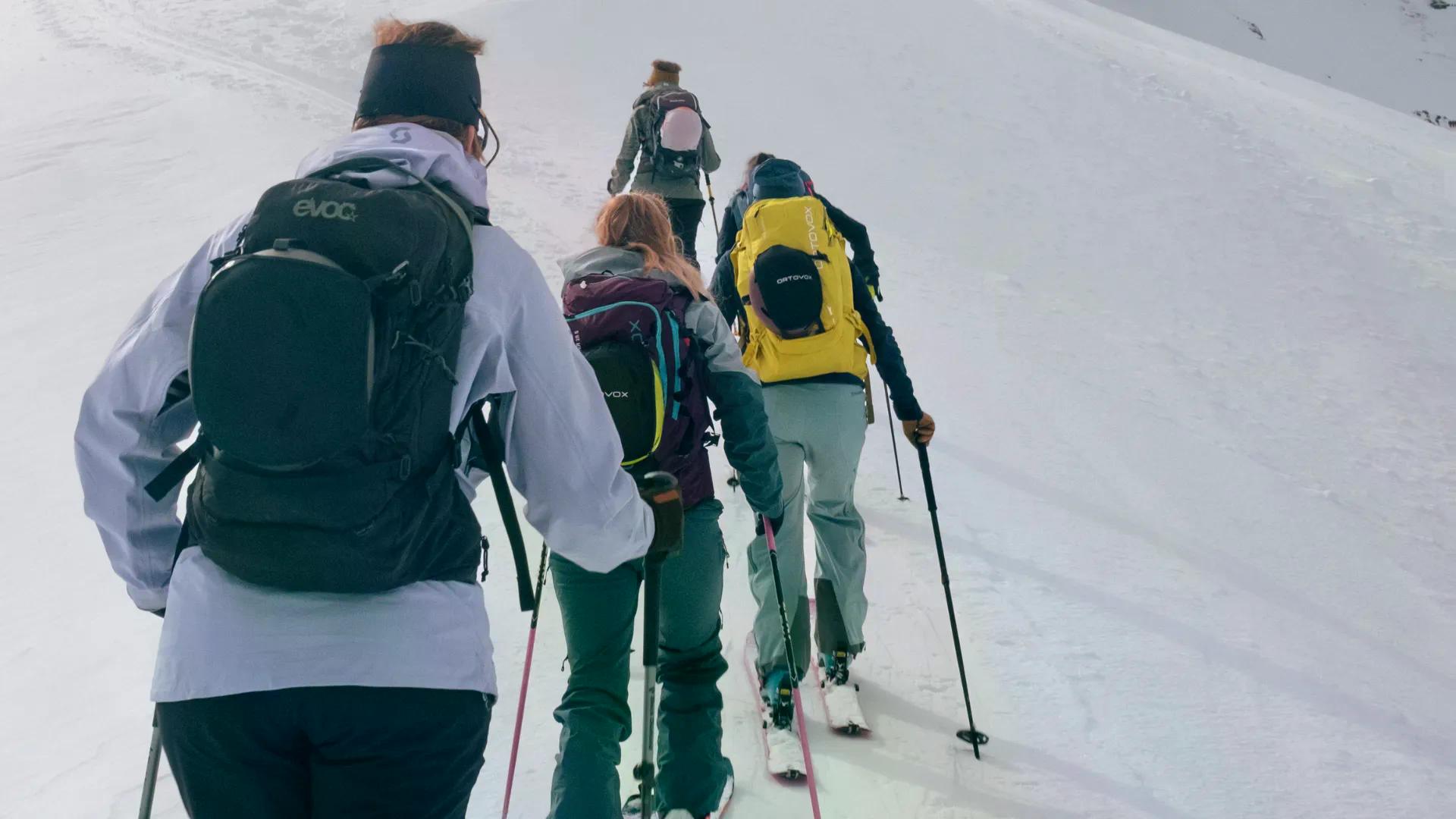 mys-Chixxs Splitboard/Touring Ski Moderate — From Realp to Bedrettotal-Chixxs on Board