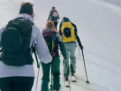 mys-Chixxs Splitboard/Touring Ski Moderate — From Realp to Bedrettotal-Chixxs on Board