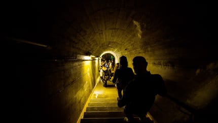 Treppe zu Drosselklappen