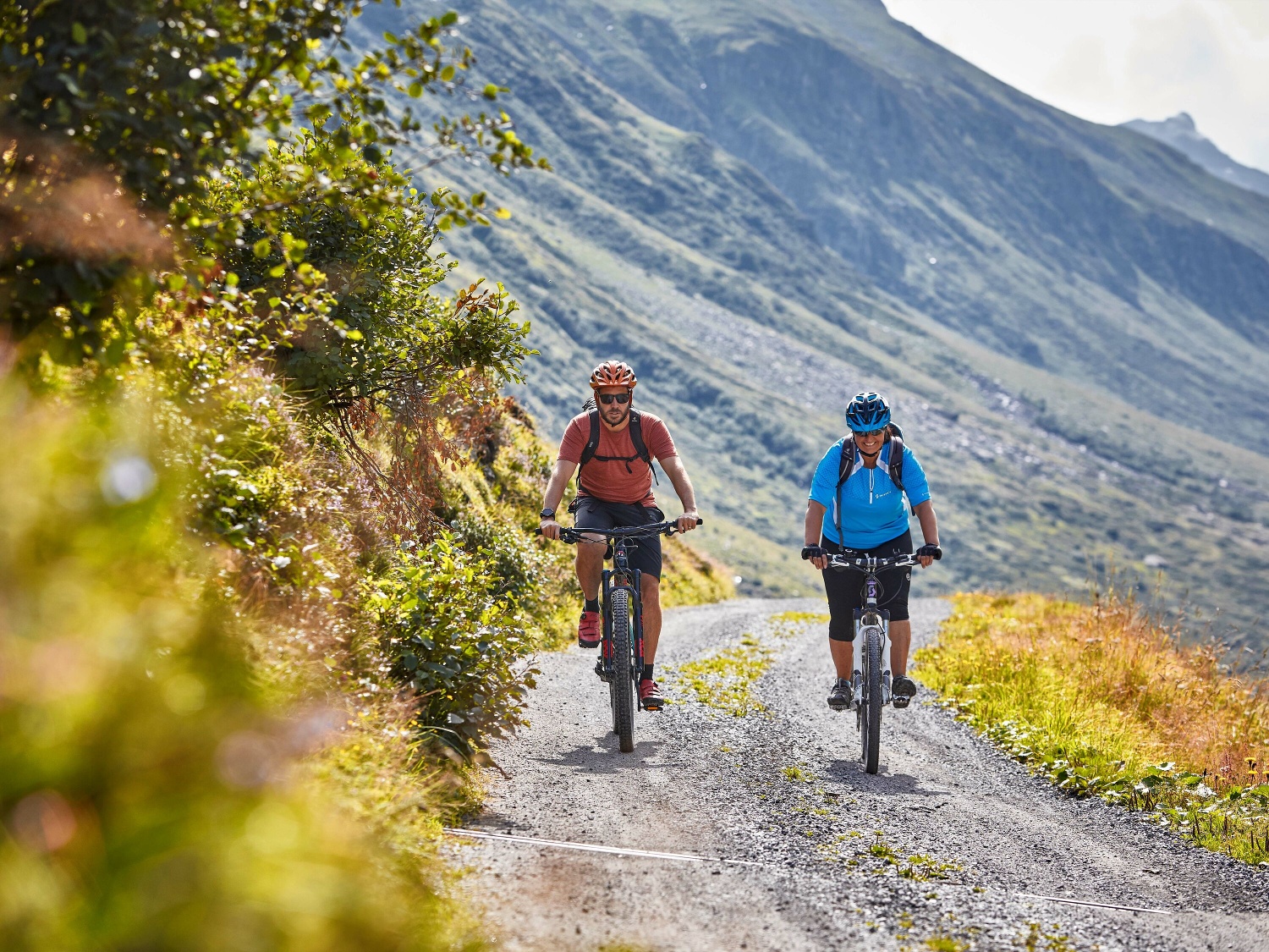Escursione in bicicletta al Passo Maighels