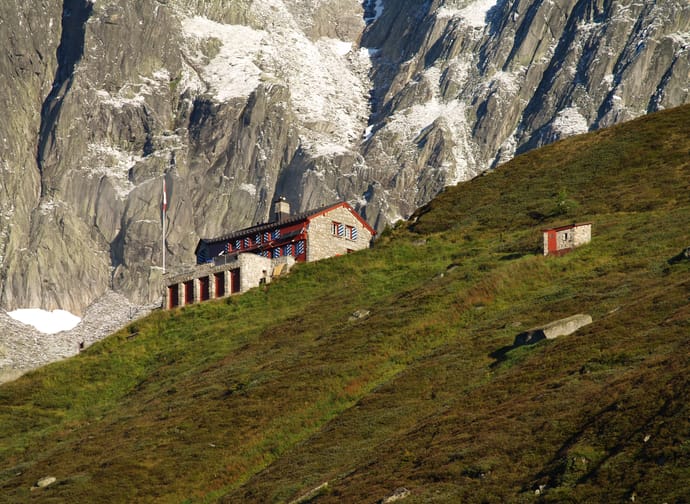Salbithütte im Sommer