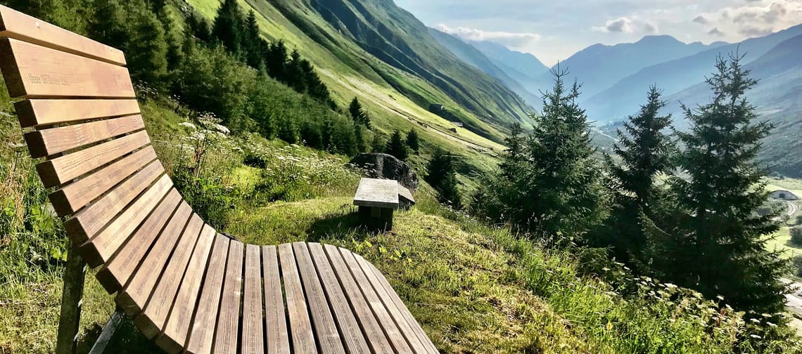 Sonnenbänkli Realper Wald