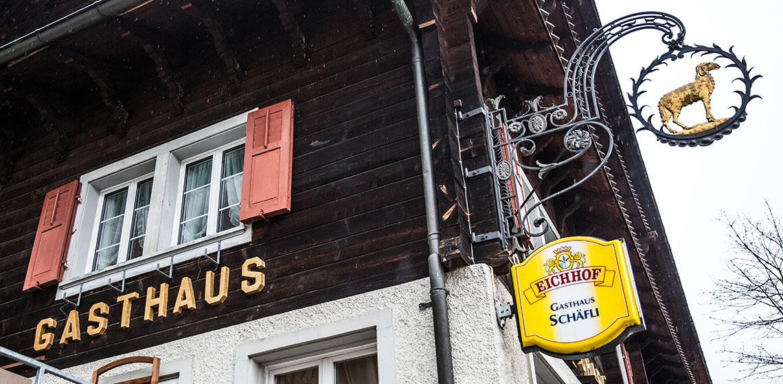 mys-Auberge Schäfli Intschi-Gasthaus Schäfli