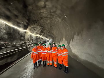 Blog: Baustellenbesuch Gotthardtunnel La seconda canna del tunnel stradale del Gottardo: si costruisce una struttura unica nel suo genere