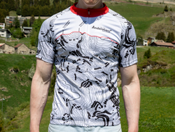 mys-Maglietta da bici con logo sul petto-Bikeshirt mit Logo
