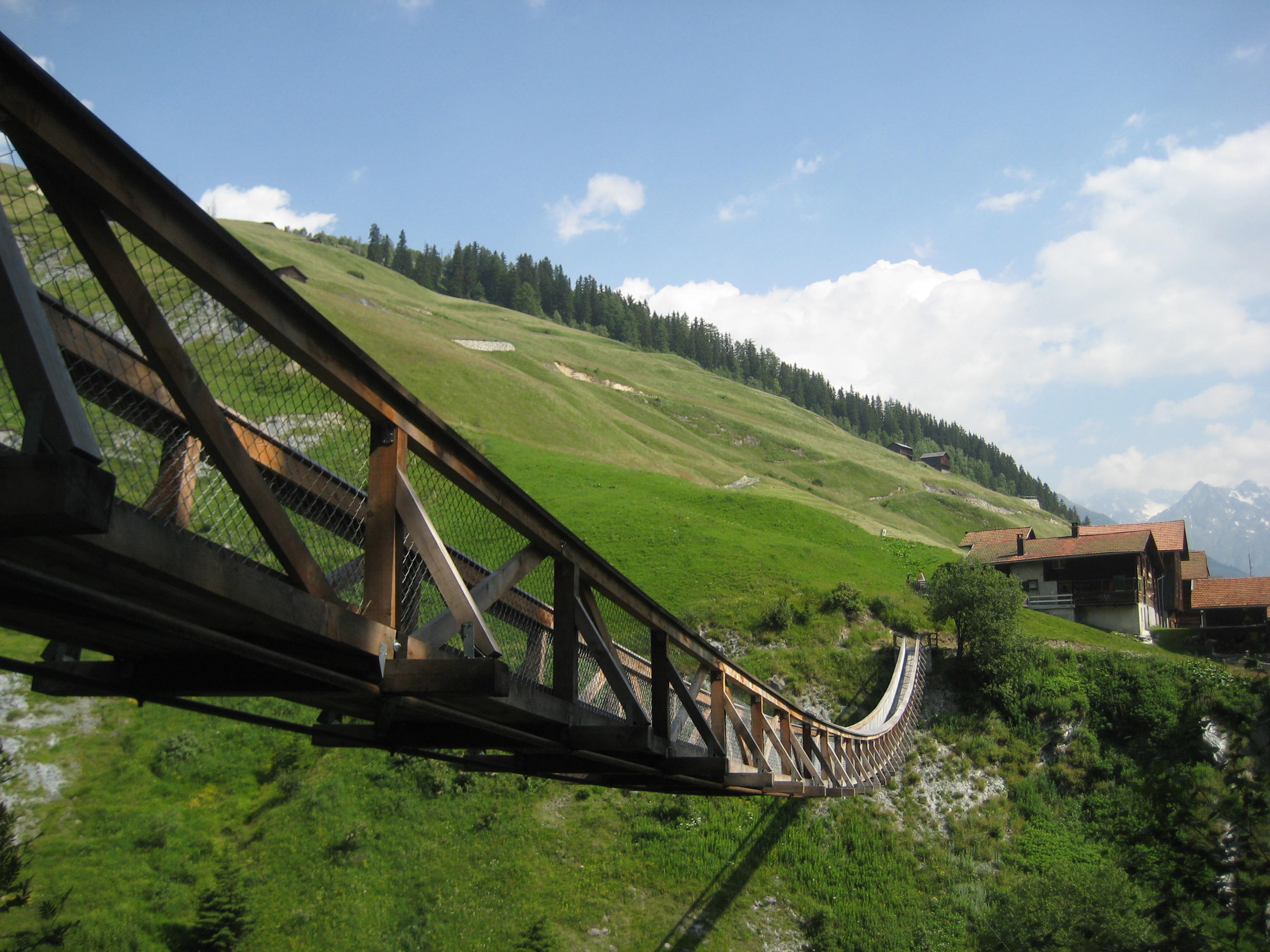 Pont suspendu - parcours