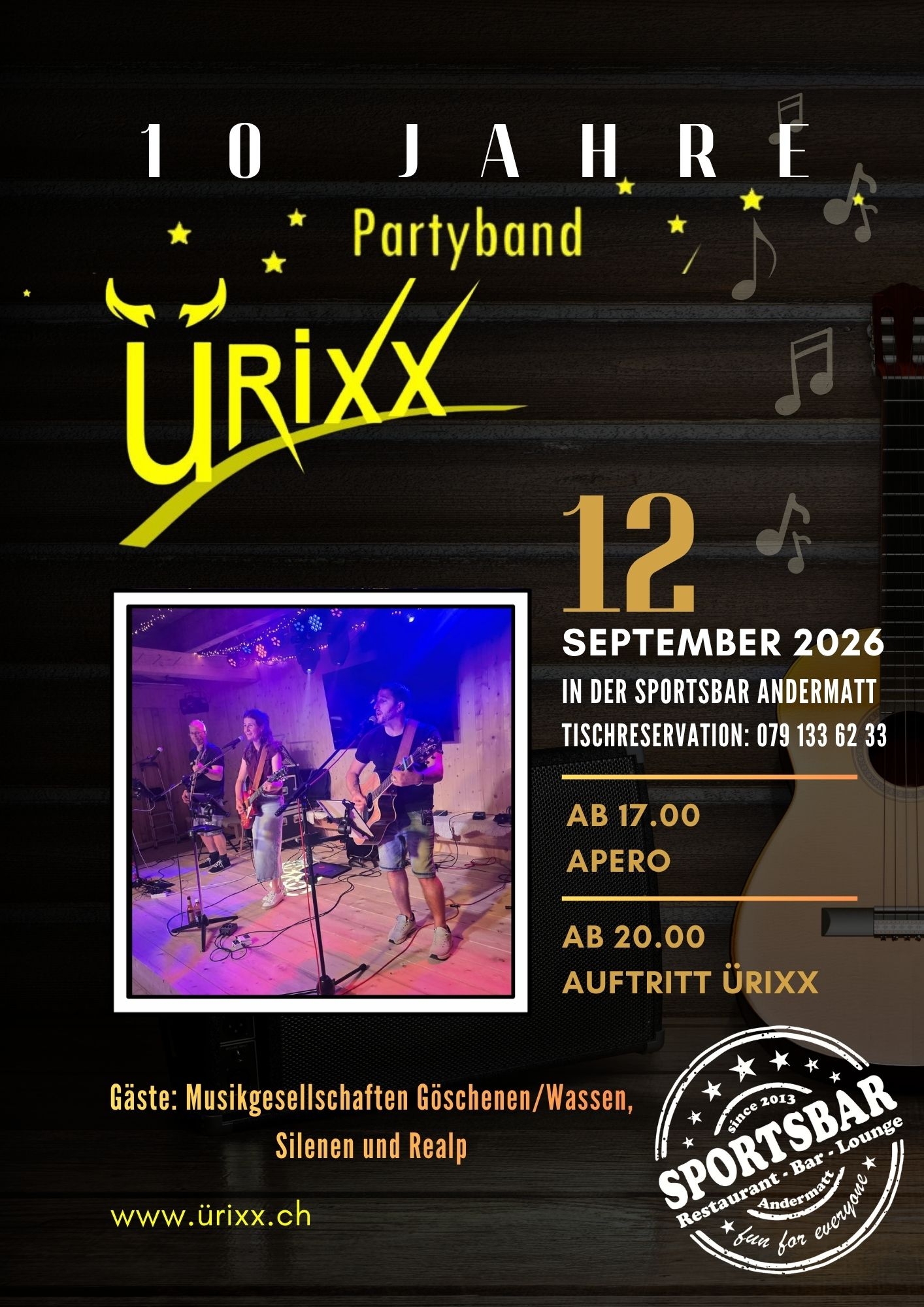 10 Years of ÜRIXX – Anniversary Party at the Sports Bar