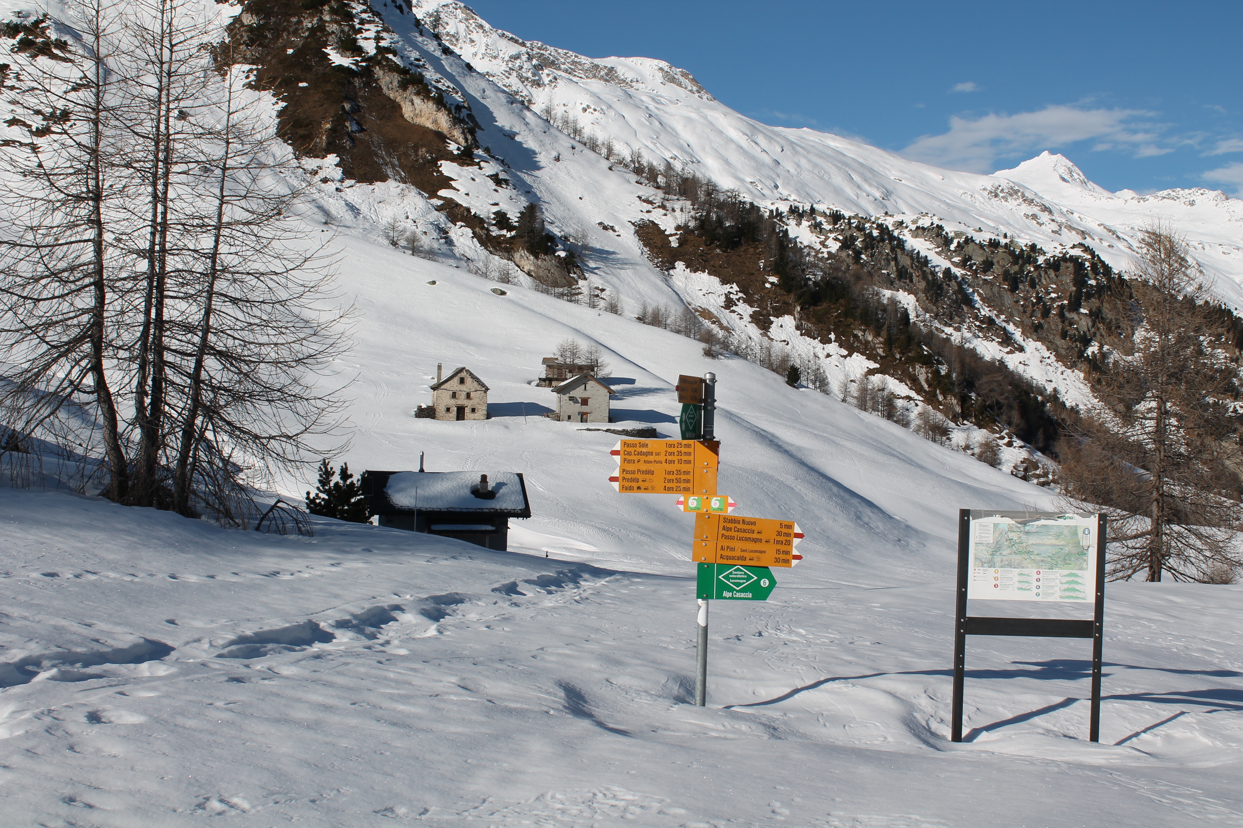 Selva Secca Lukmanierpass, Rundtour