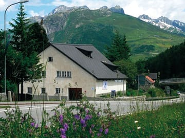 mys-Jugendherberge Hospental-Aussenansicht Jugendherberge Hospental Jugendherberge Hospental