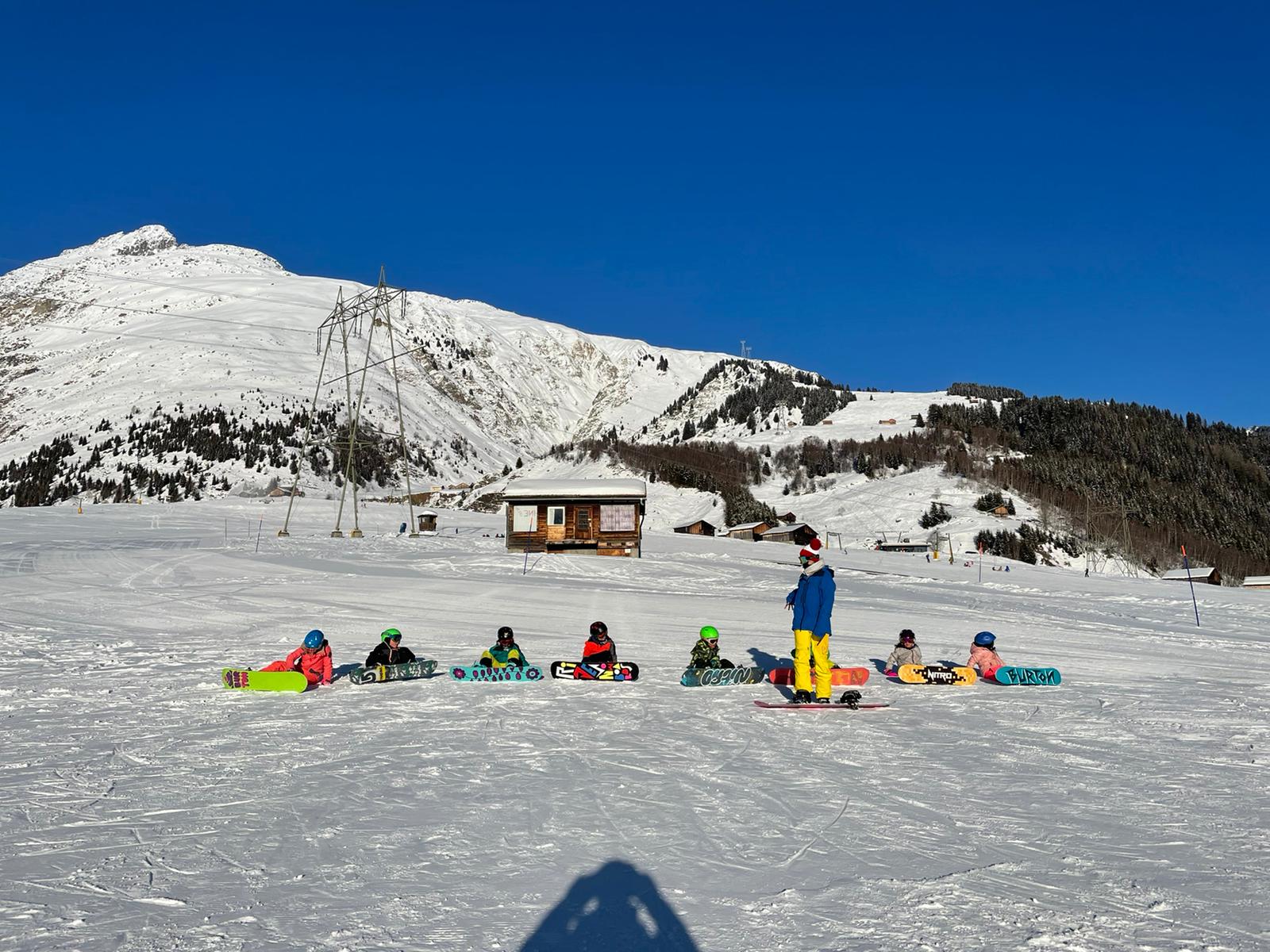 mys-Snowboard Schnupperkurs, Sedrun-Snowboard Schnupperlektion