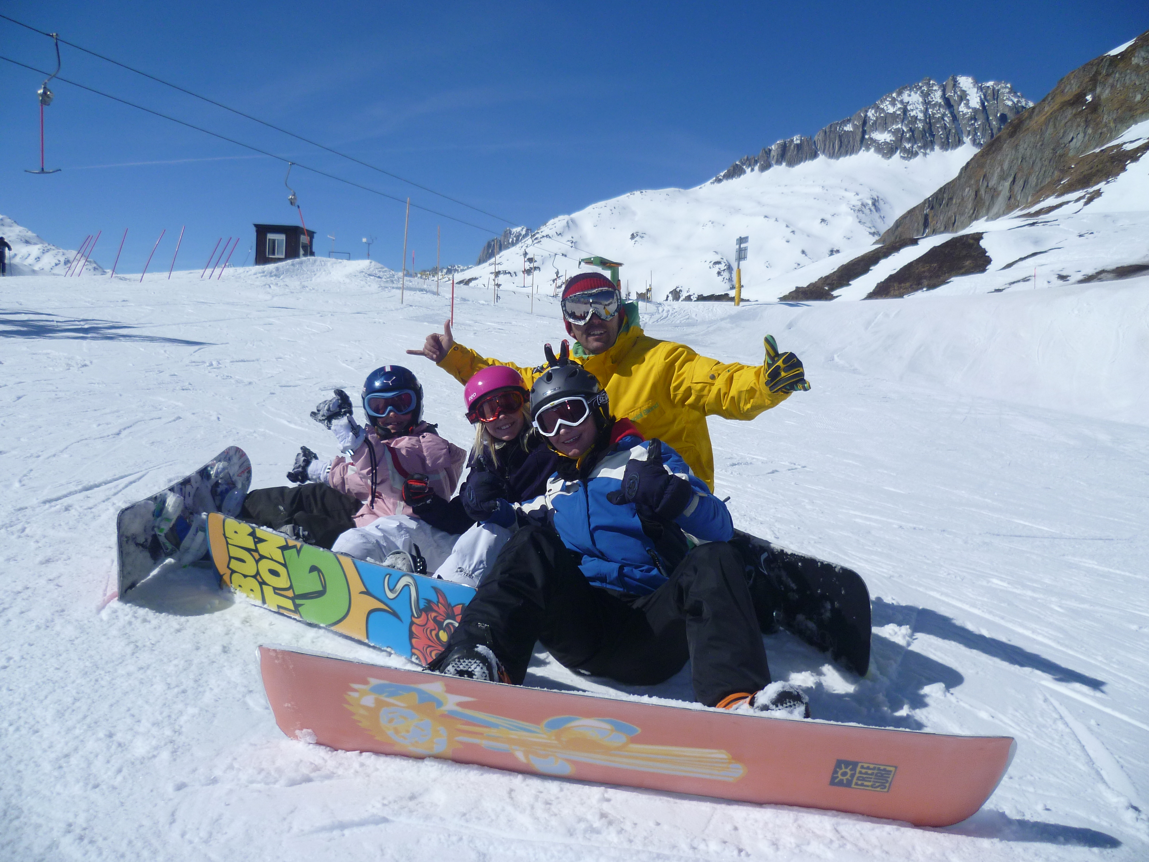 mys-Snowboard Schnupperkurs, Sedrun-Sägerei