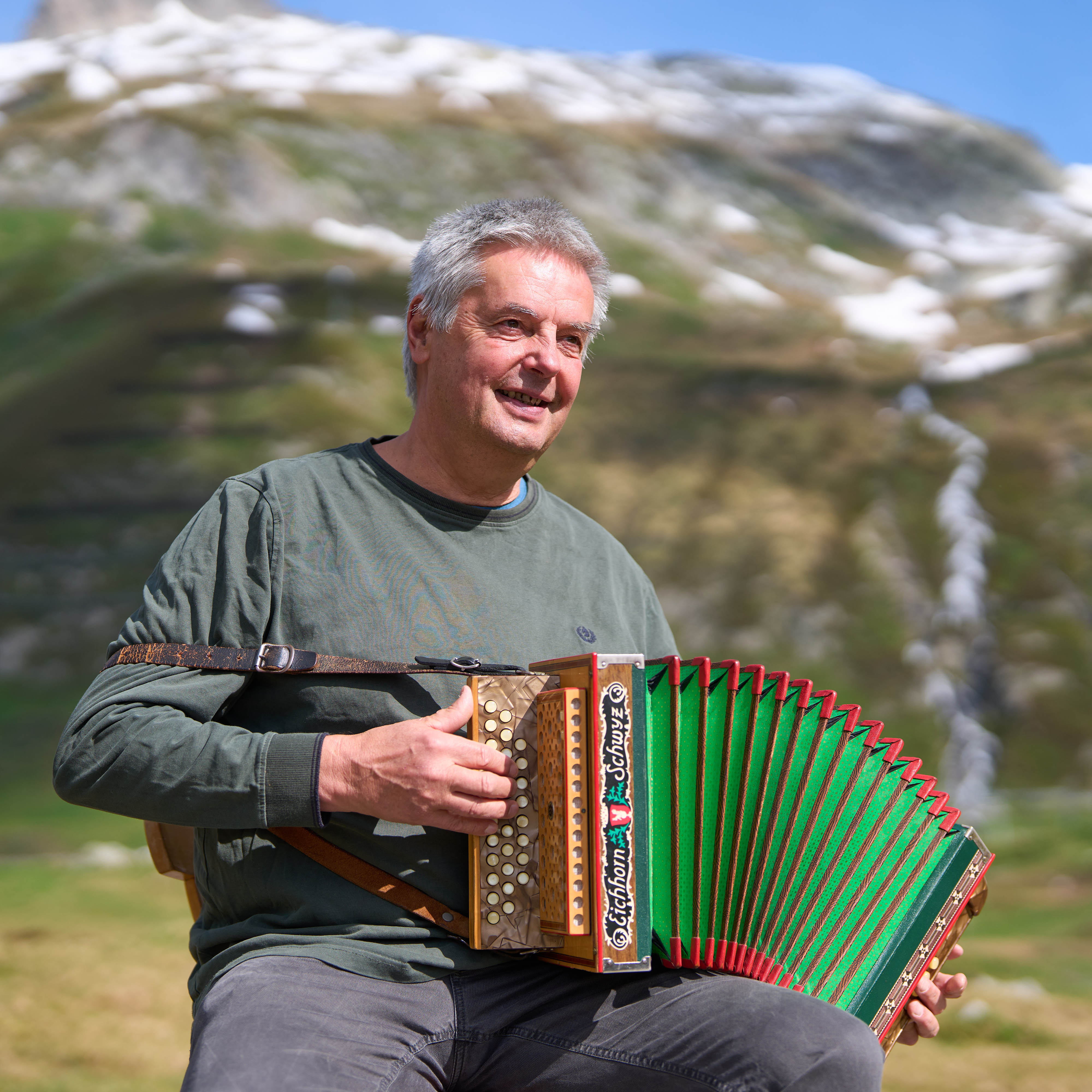 Inauguration et vernissage de l'exposition d'Albin Brun au col de l'Oberalp