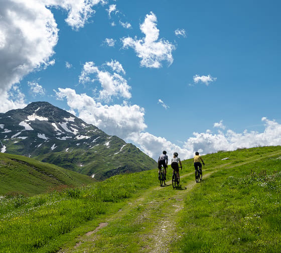 Gravel-Ausflug in der Ferienregion Disentis Sedrun