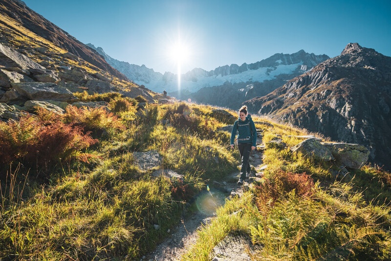 Chemin panoramique des 5 refuges : Étape 1 de Göschenen à la Dammahütte SAC