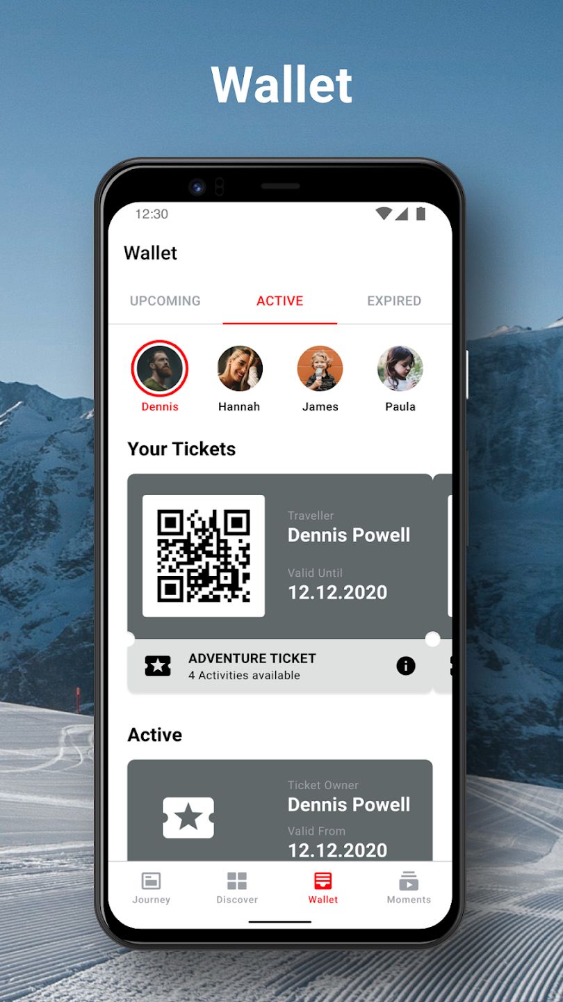 MountainAccess App - Wallet