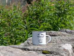 mys-Tazza smaltata-Emaille Tasse Andermatt