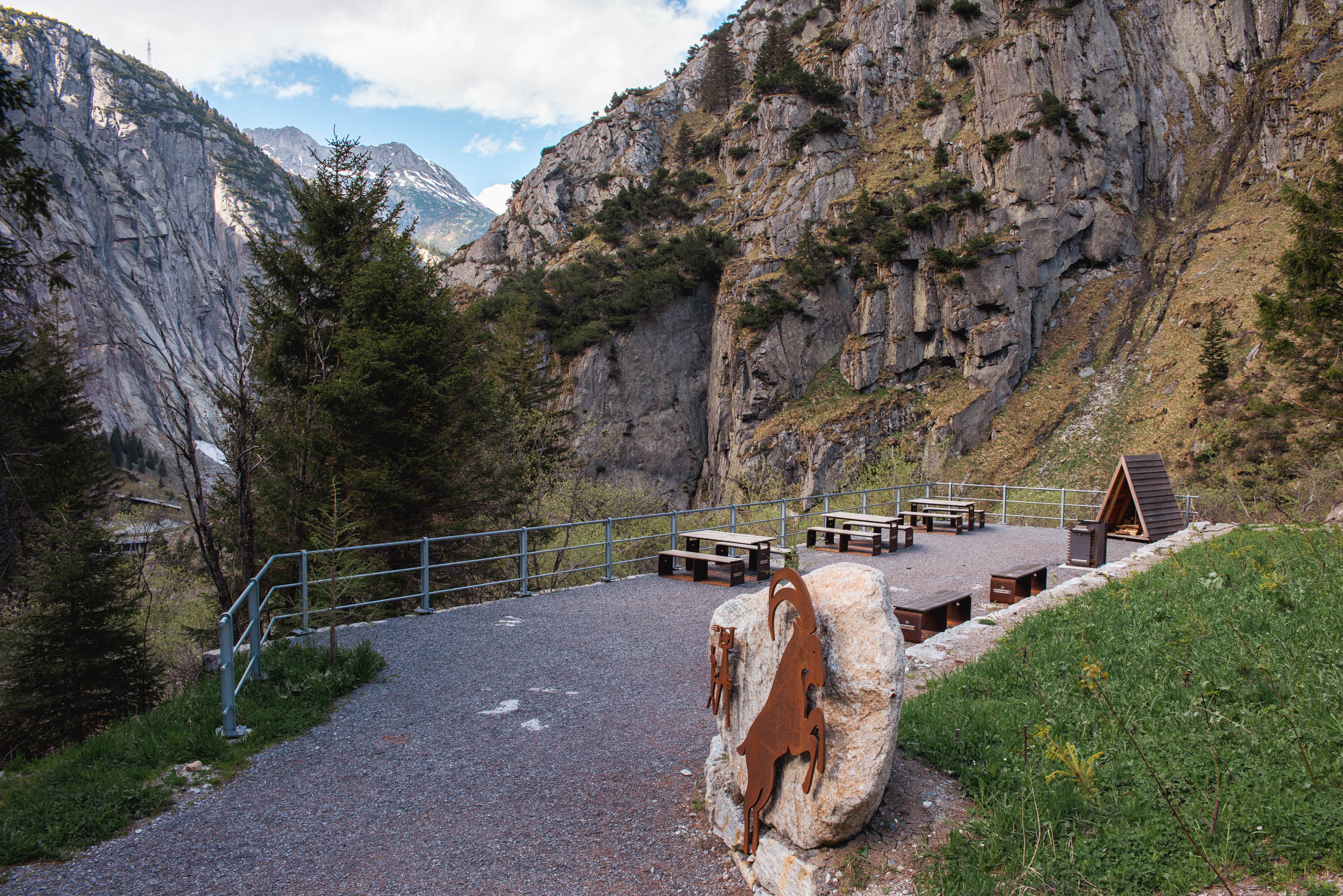 Feuer-/Grillstelle Schöllenen