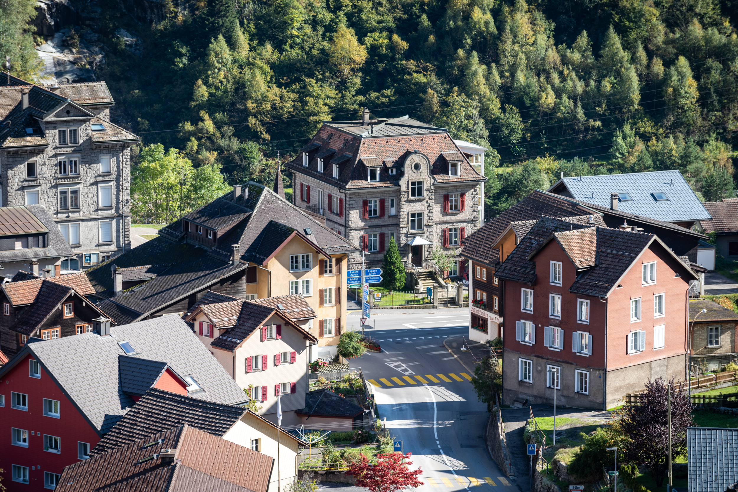 Dorf Wassen