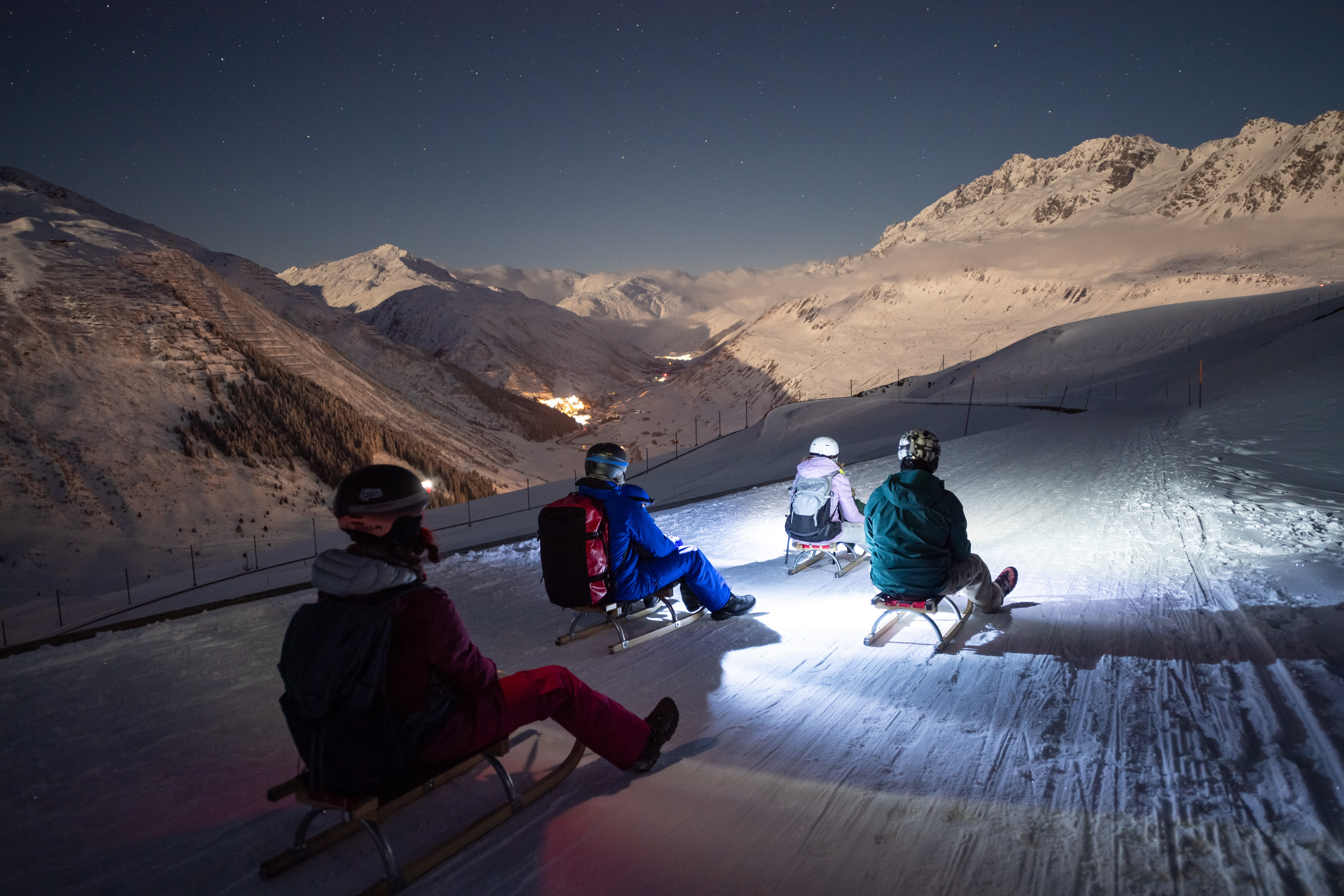 mys-Night sledding Nätschen -Nachtschlitteln Nätschen