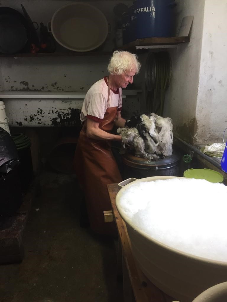 mys-Cours de filage à la filature de laine de Sax, Disentis-Spinnkurs