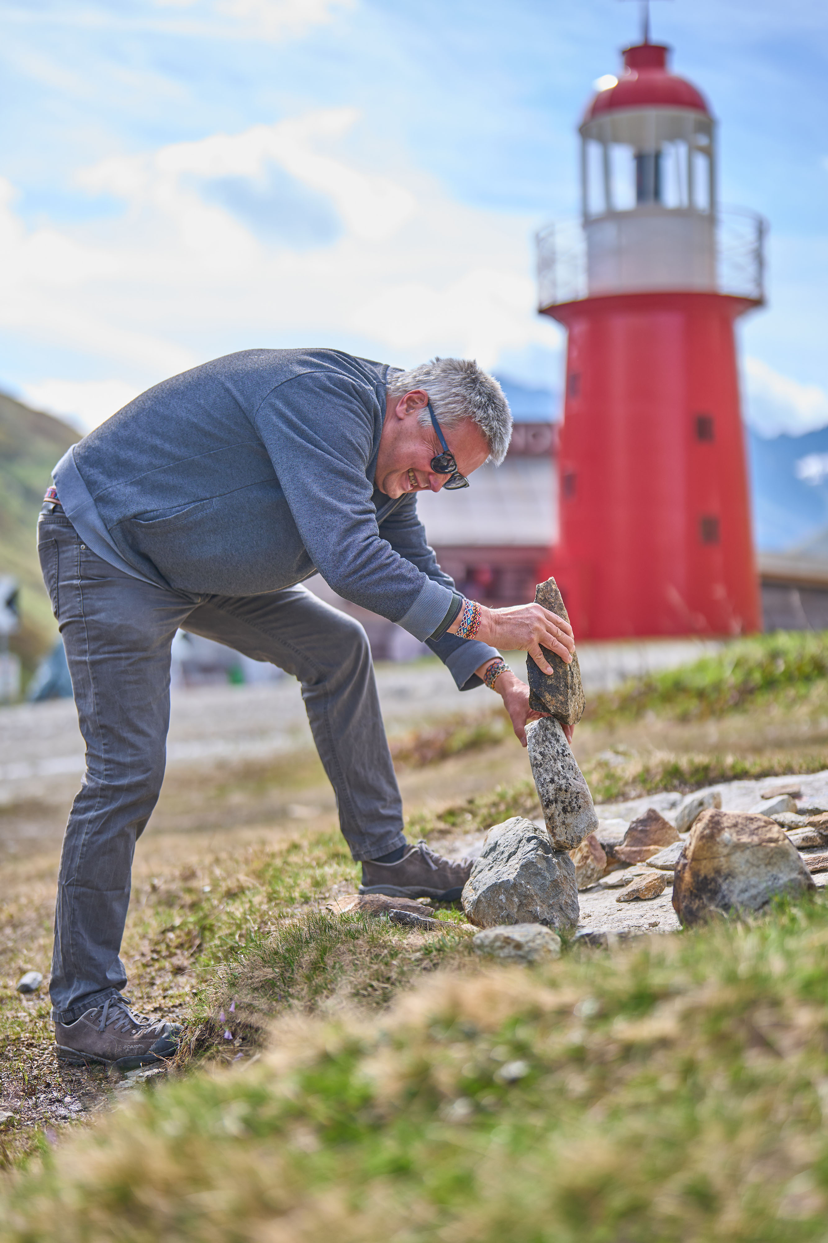 Inauguration et vernissage de l'exposition d'Albin Brun au col de l'Oberalp