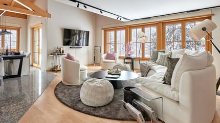 mys-Chalet Gütsch-Wohnzimmer