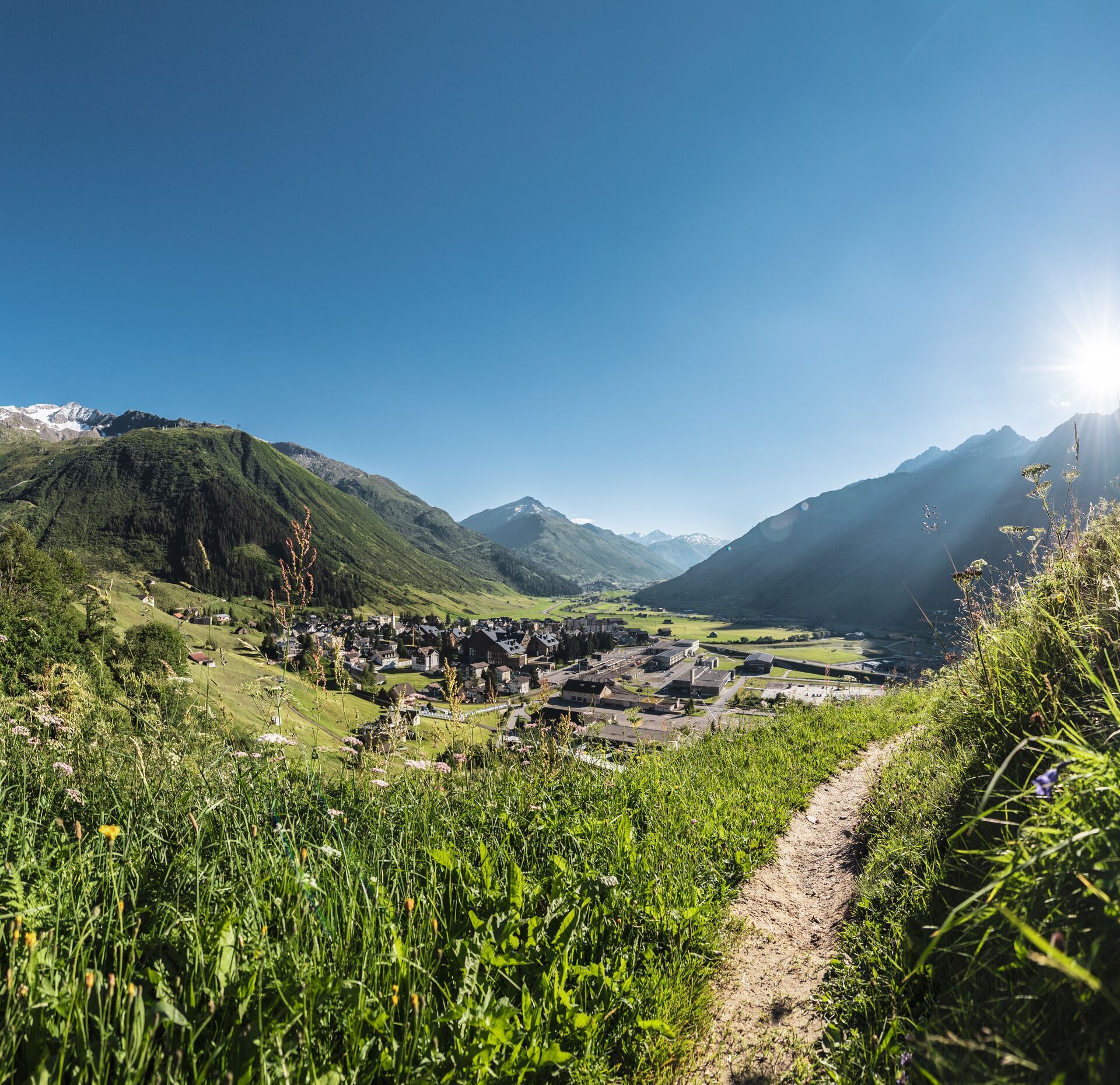 Il villaggio di Andermatt