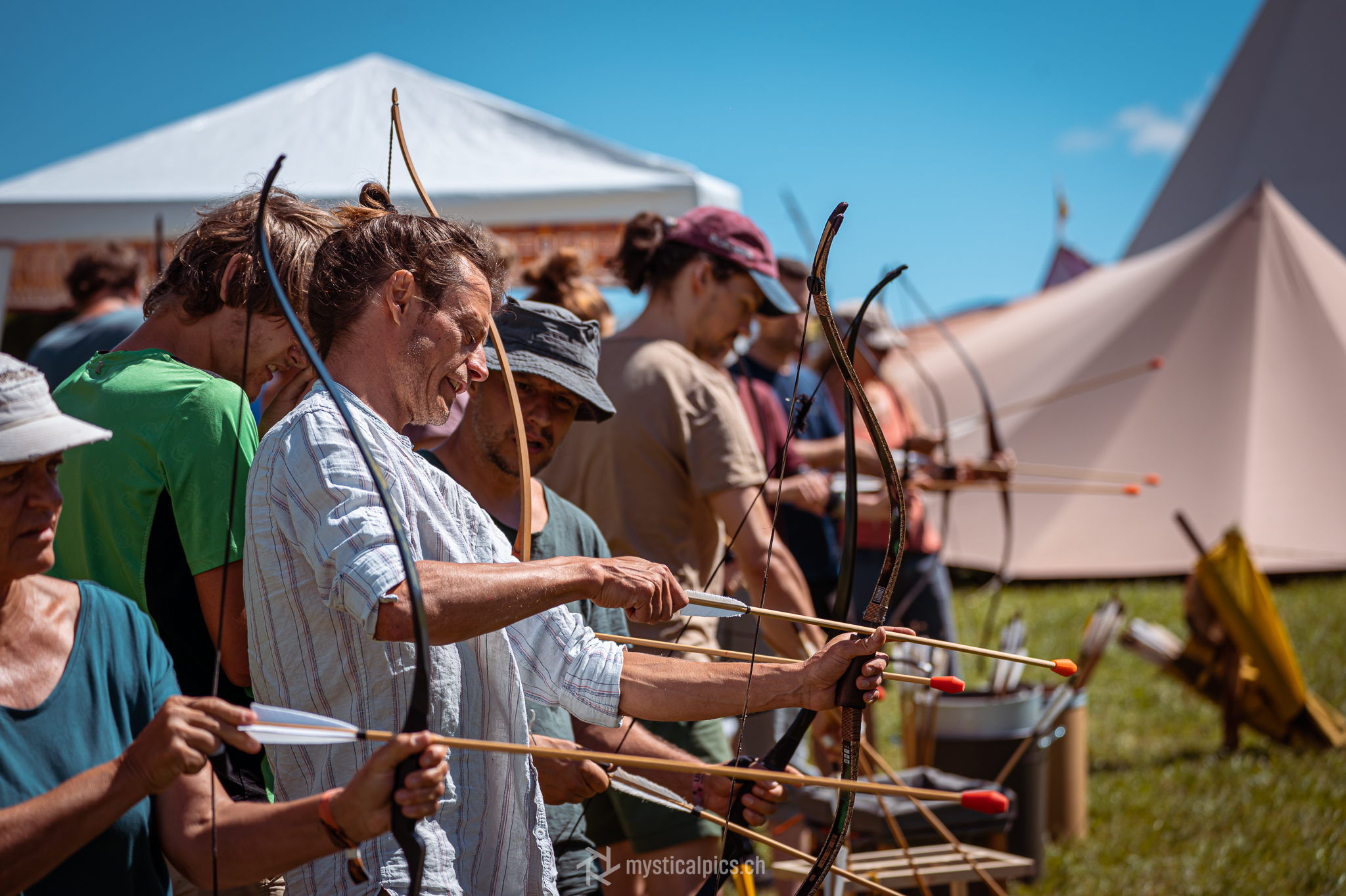 mys-Tir à l’arc-Bogenschiessen