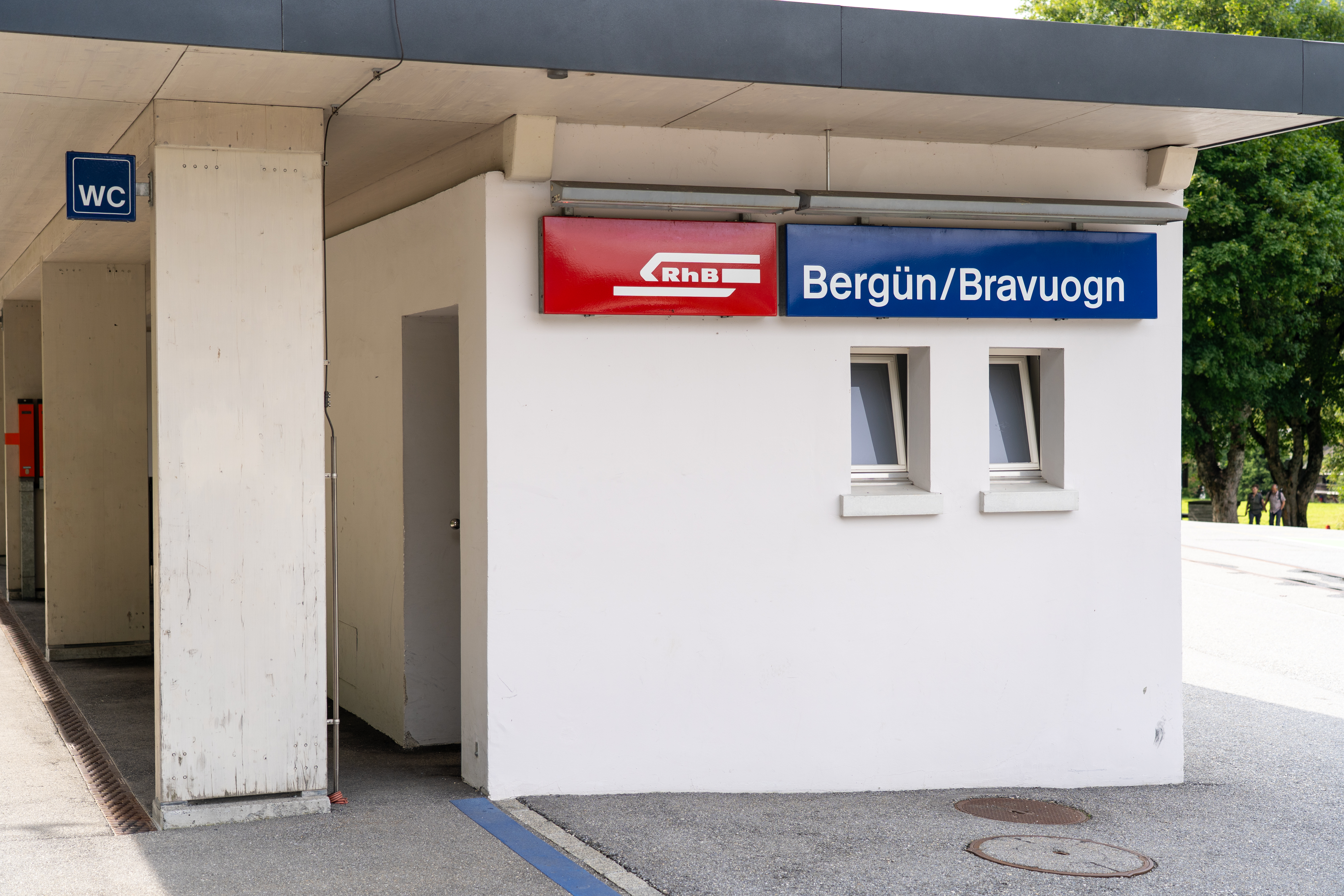 WC stazione ferroviaria di Bergün