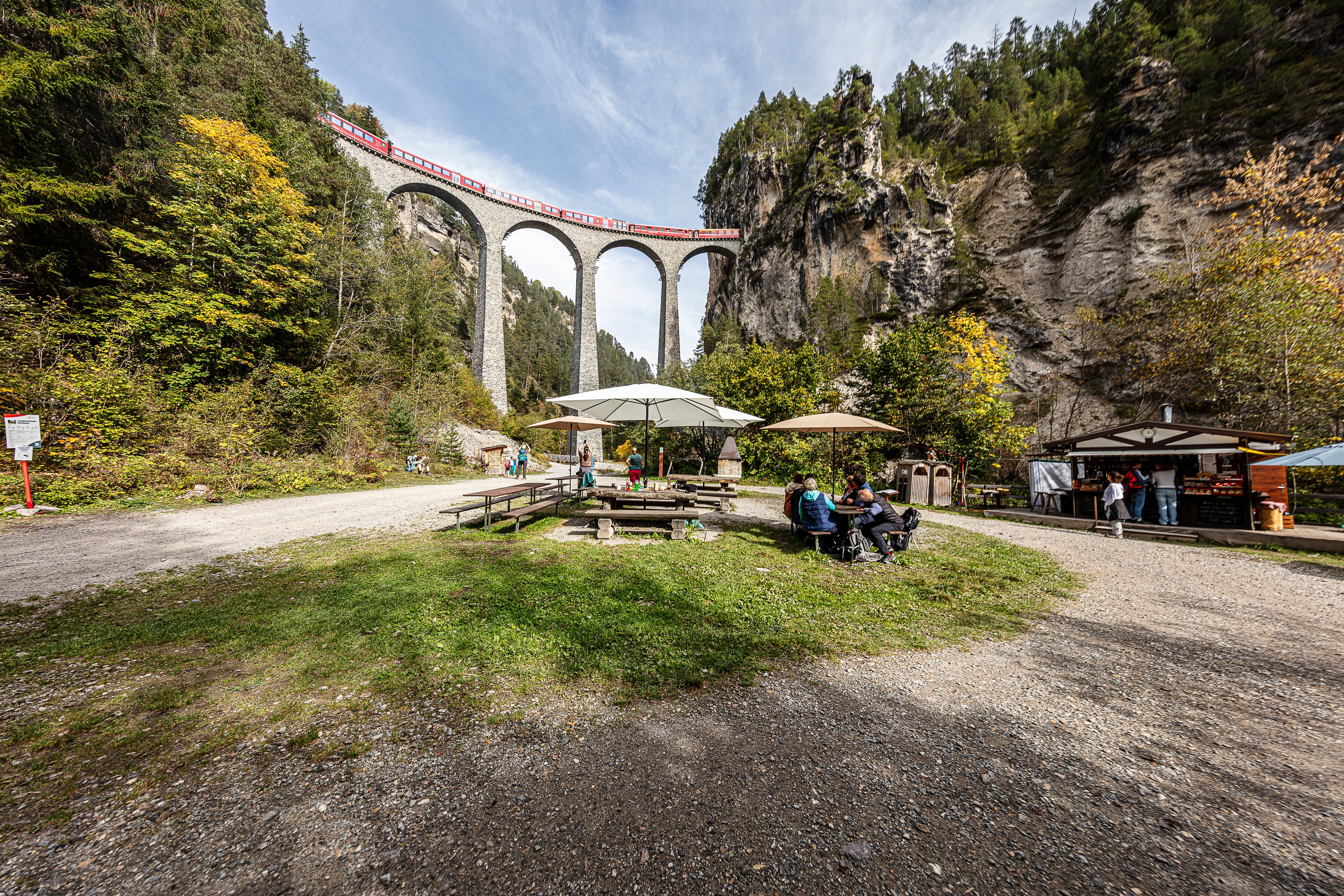 Rastplatz Landwasserviadukt