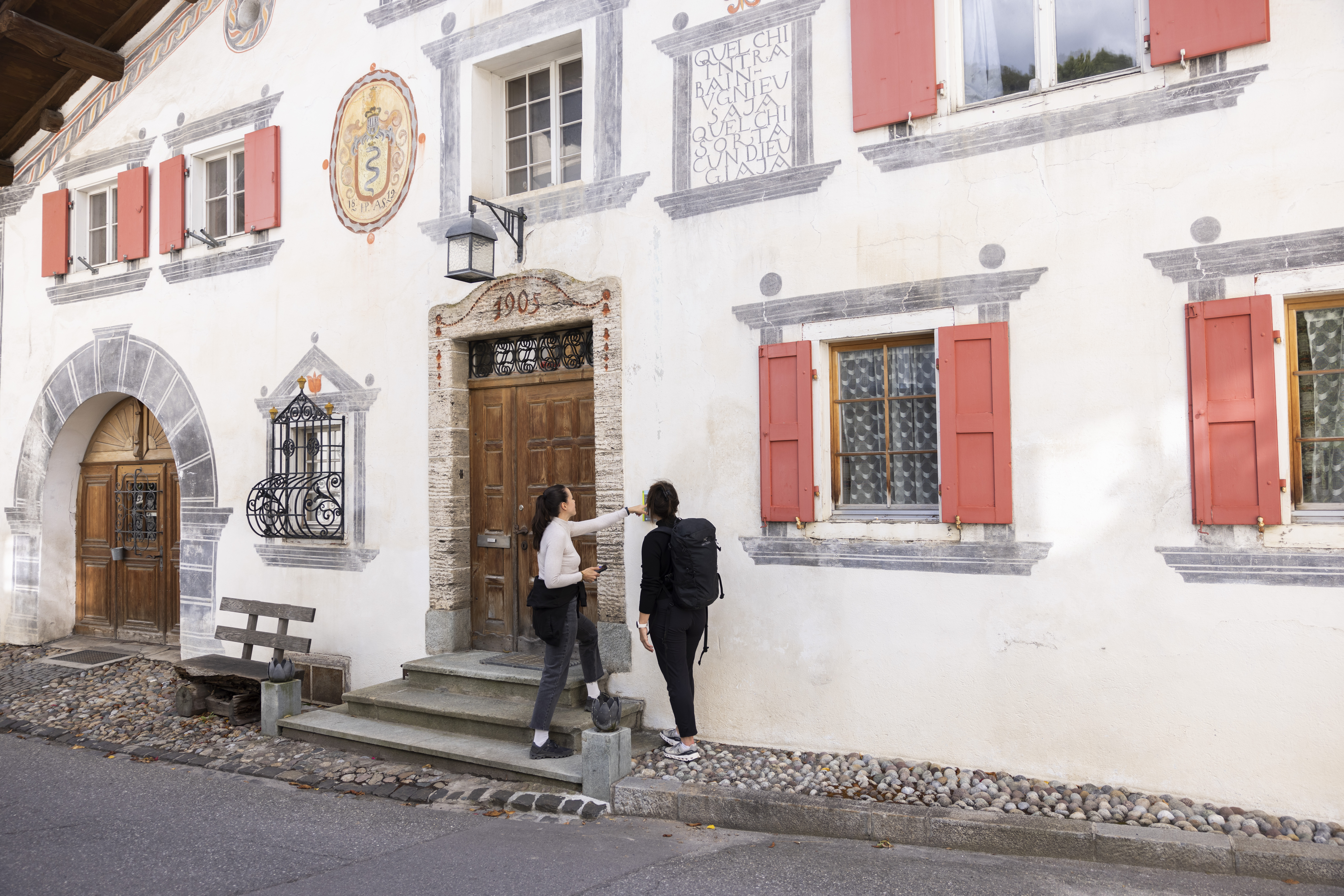 Engadine houses in Filisur