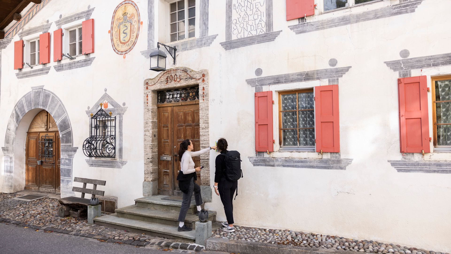 Engadine houses in Filisur