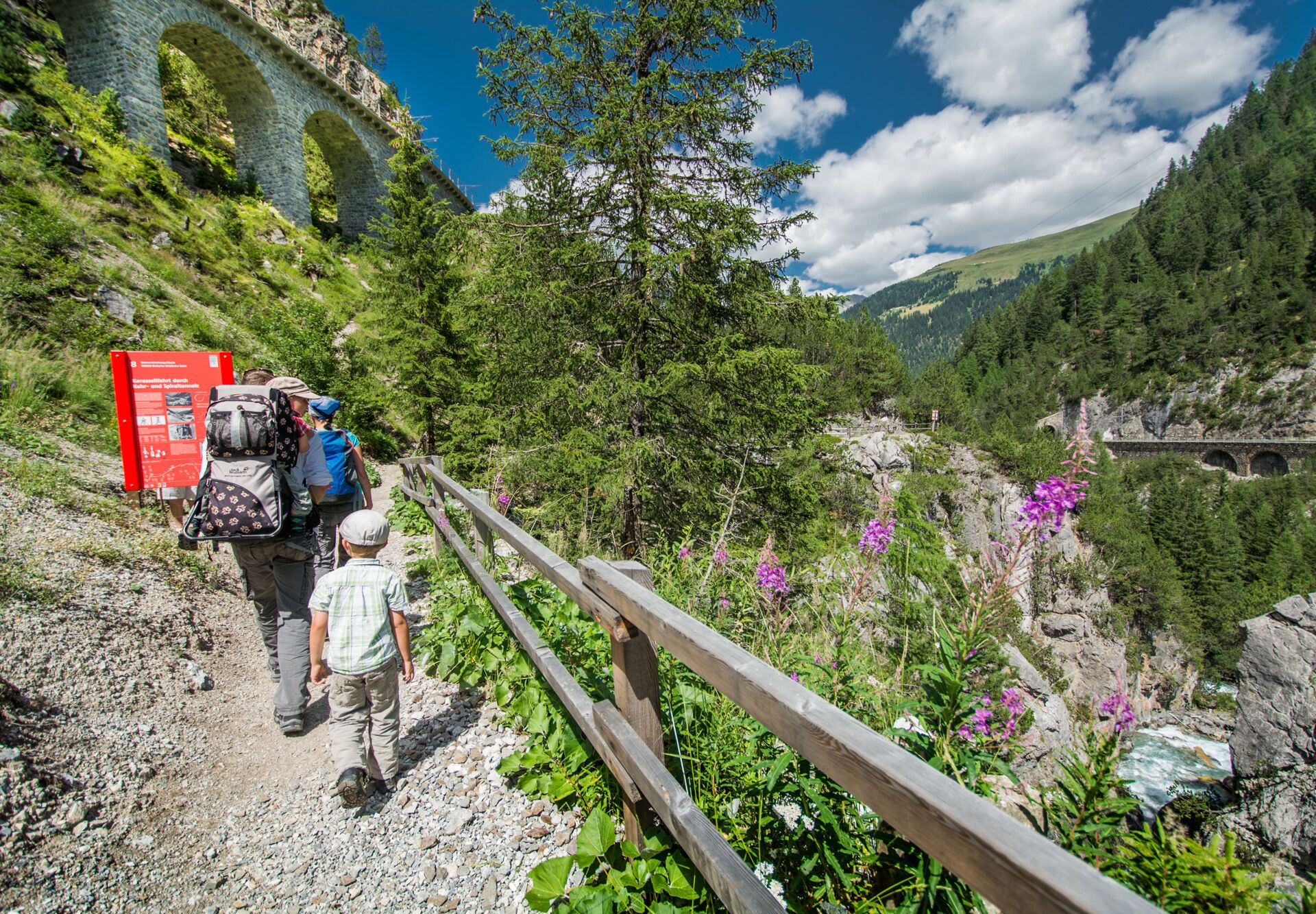Sentiero avventura della ferrovia Albula
