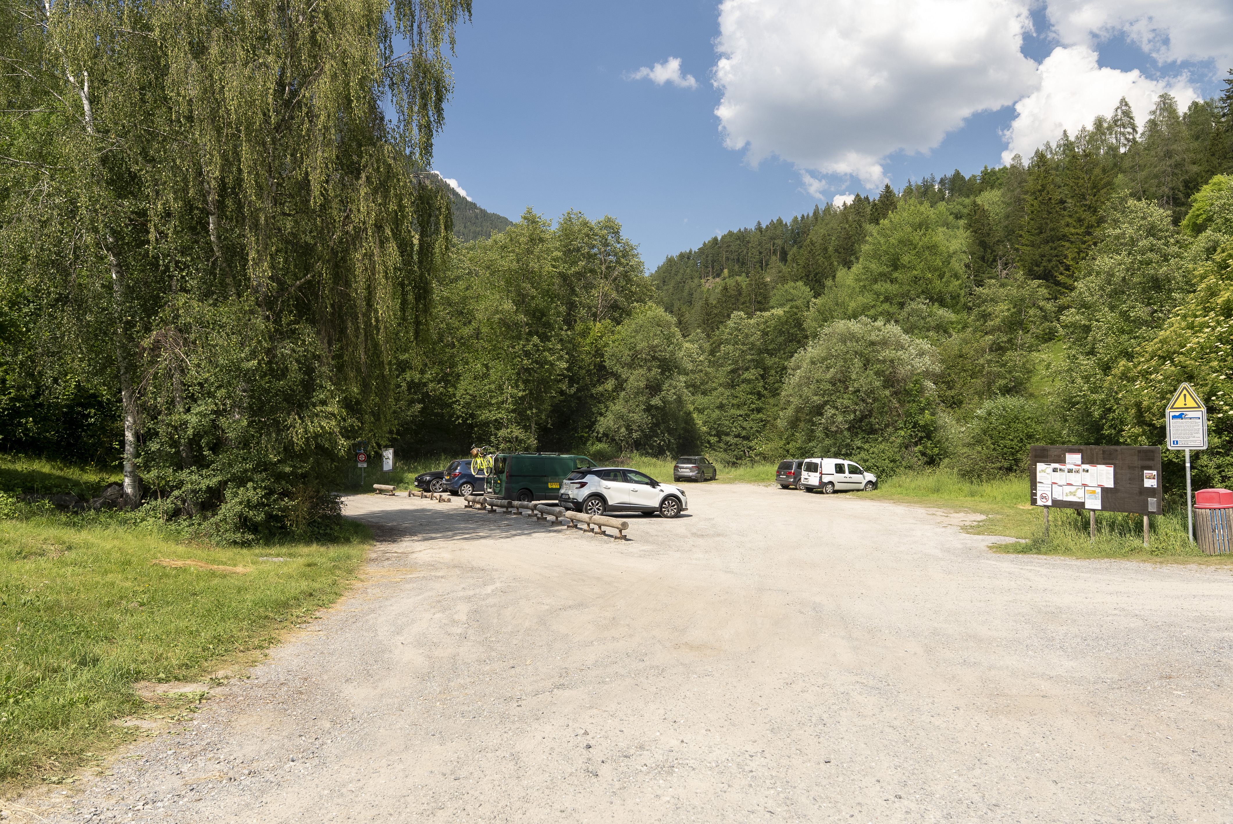 Parkplatz Landwasserviadukt