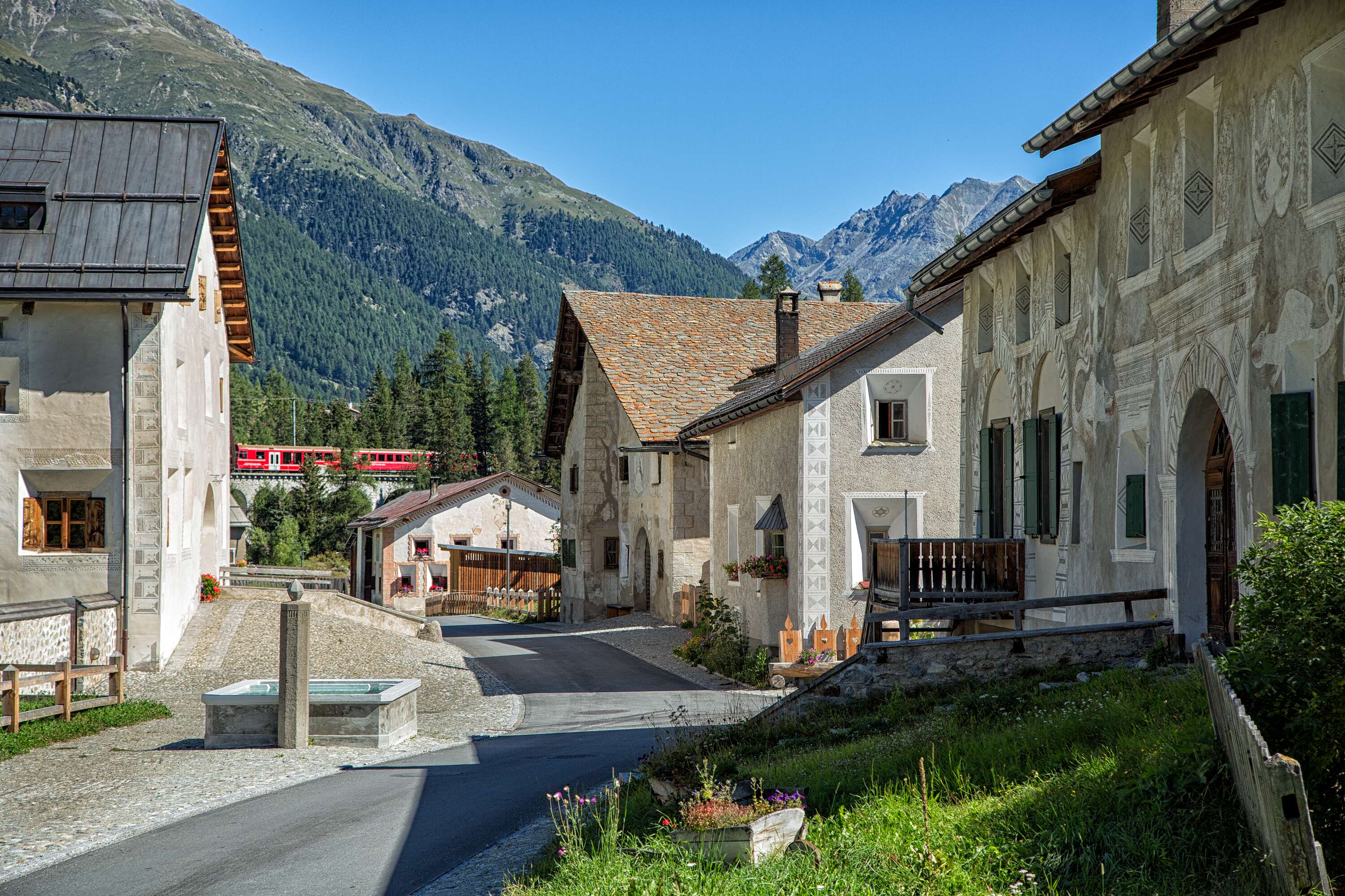 Regiozug im ENgadin