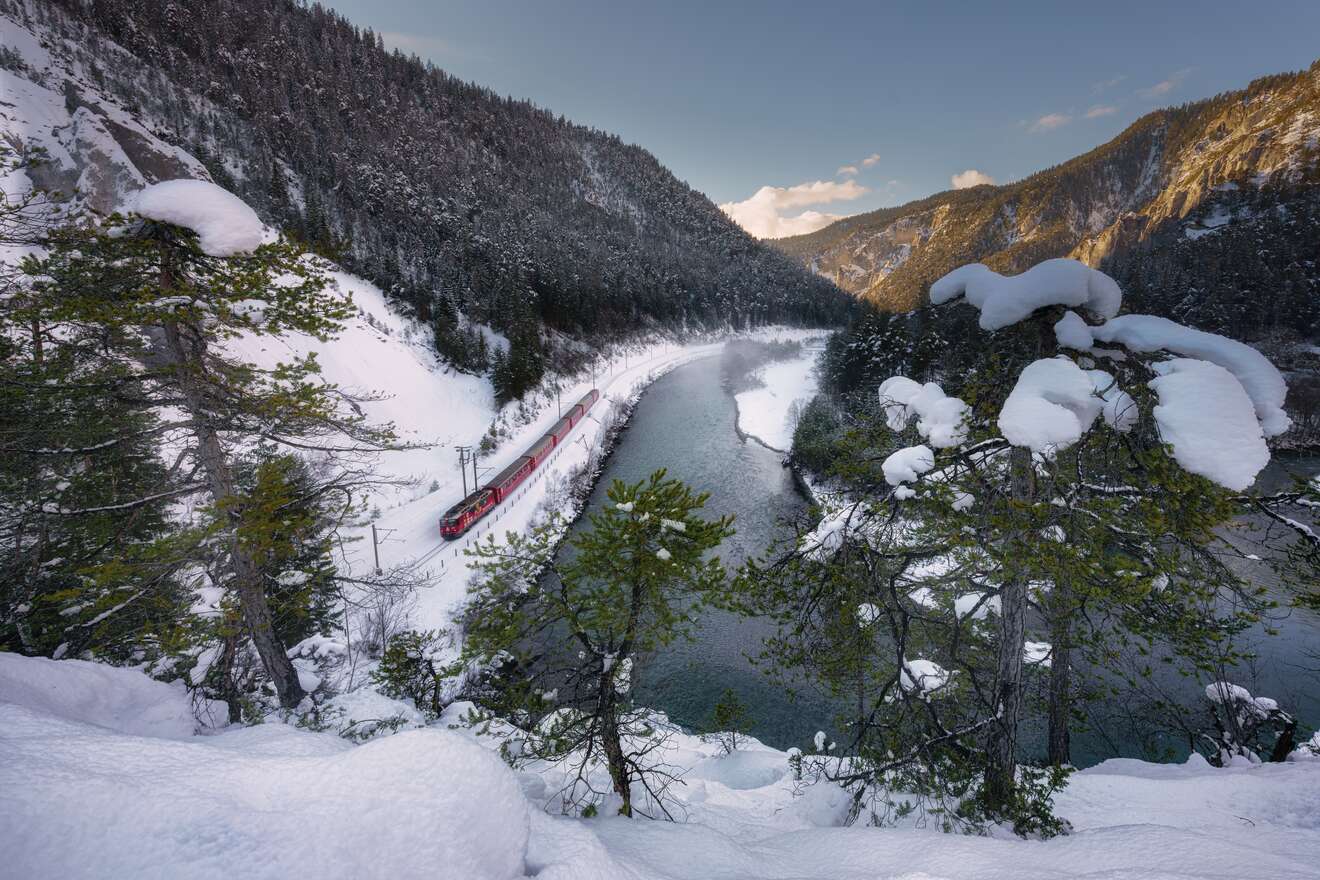 Rheinschlucht Winter