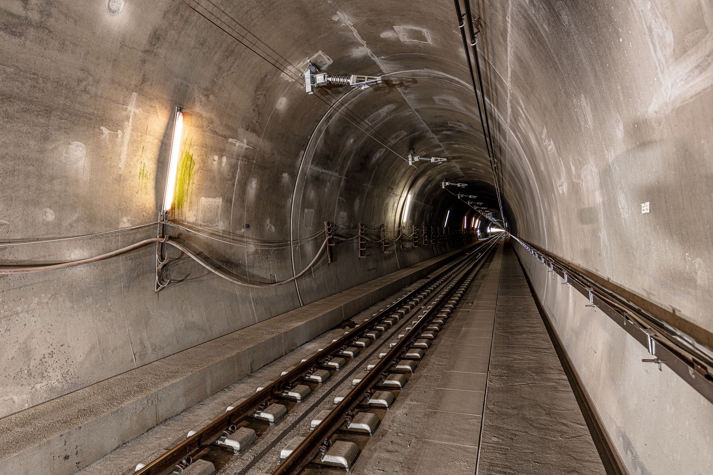 Albulatunnel Innenansicht