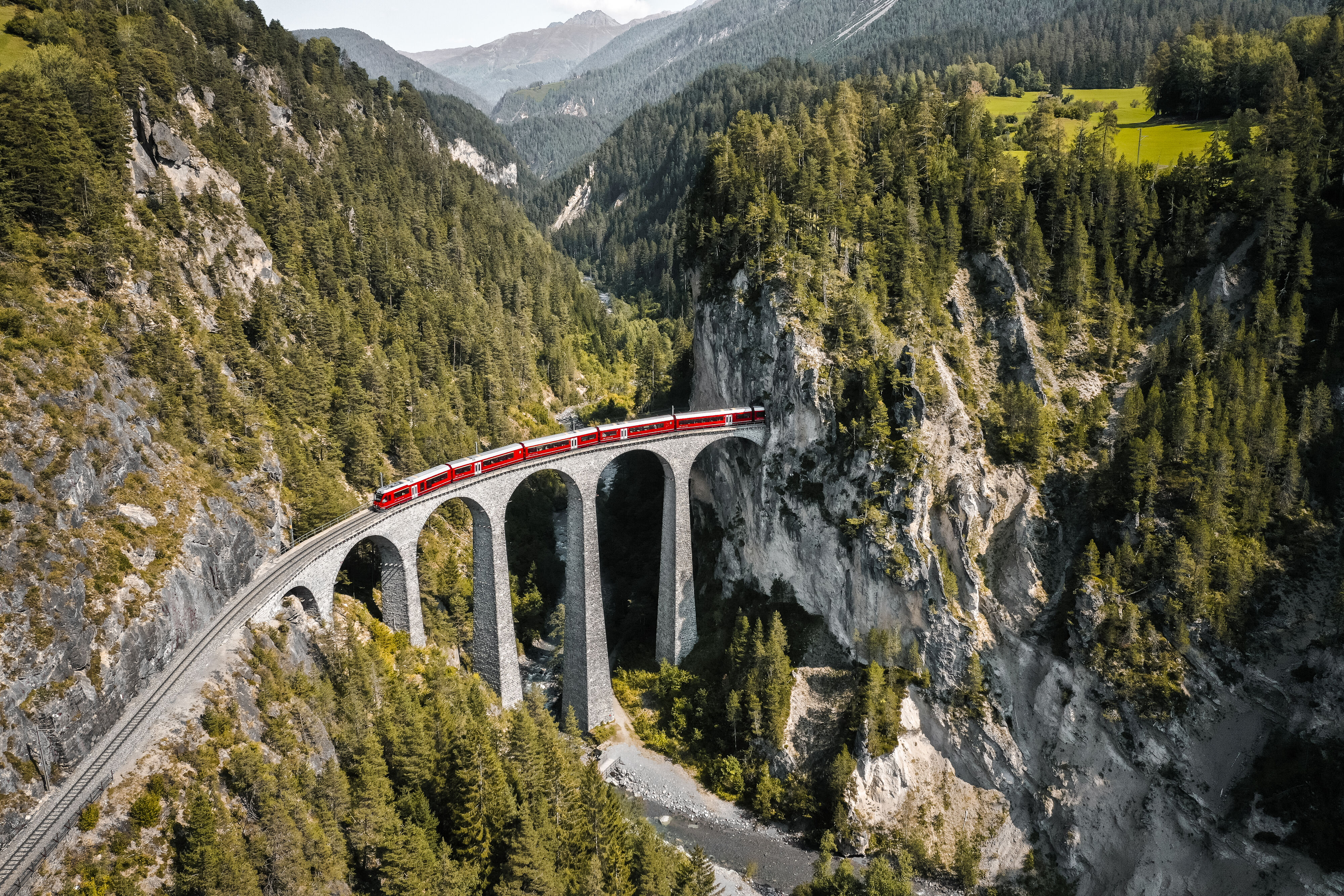 Landwasserviadukt Sommer