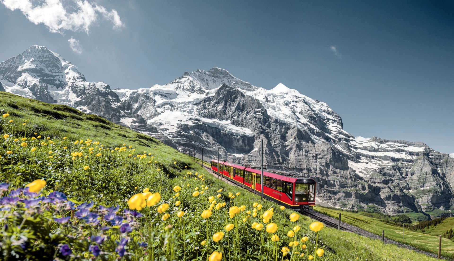 Jungfrau railway summer