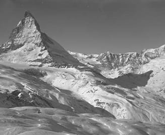 Matterhorn Winter nostalgisch