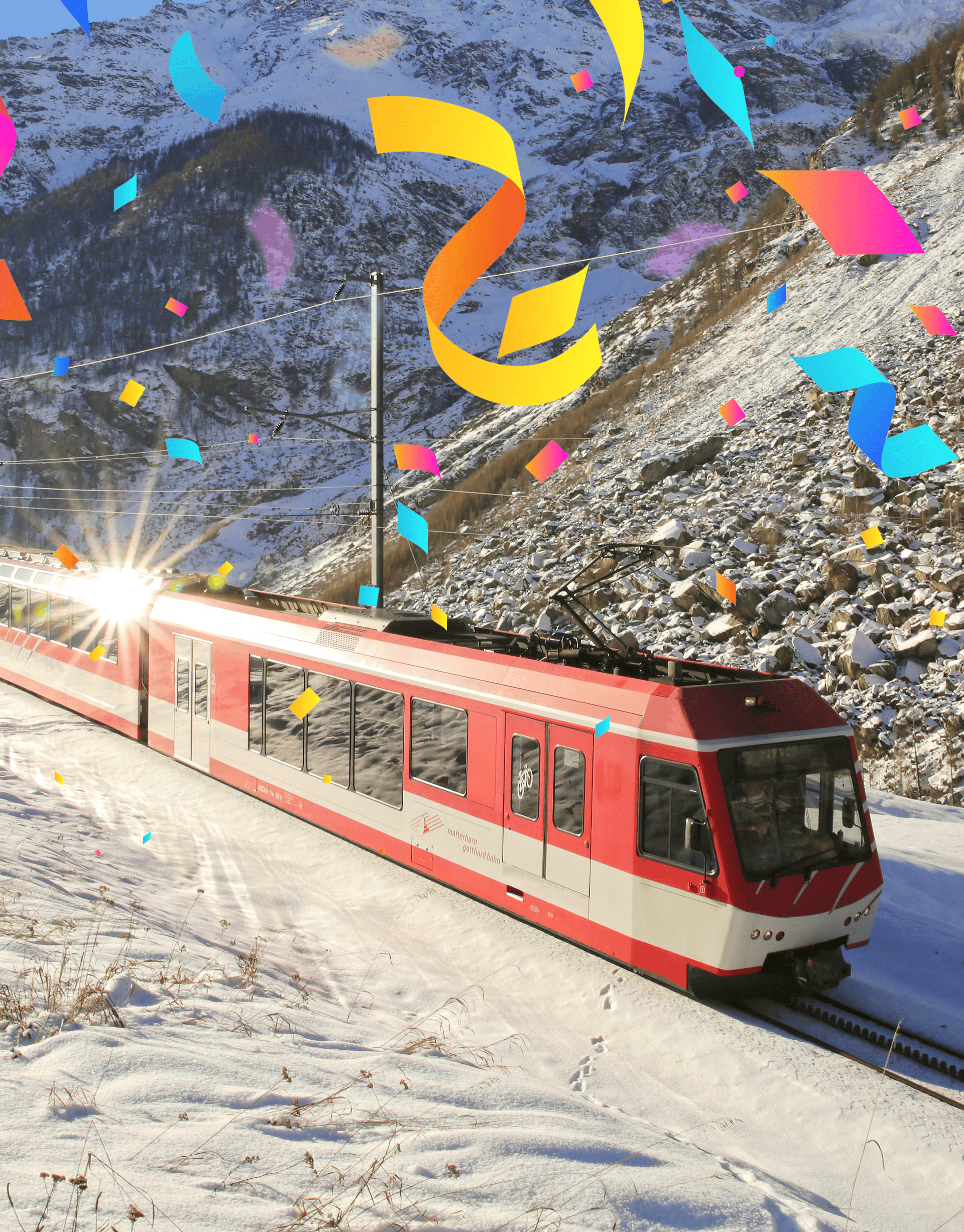 MGBahn Fasnacht Konfetti