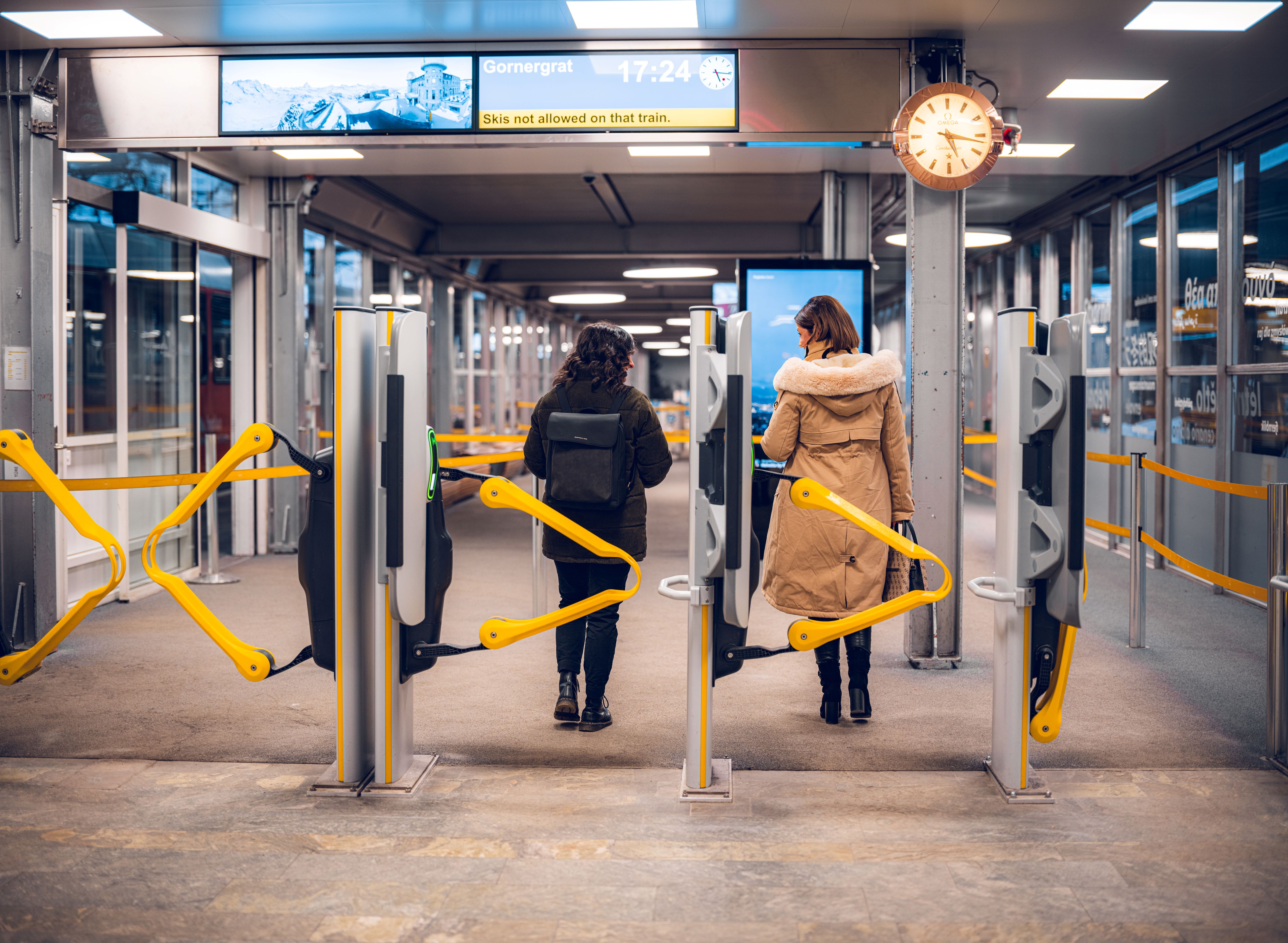 Zugangsgates Gornergrat Bahn