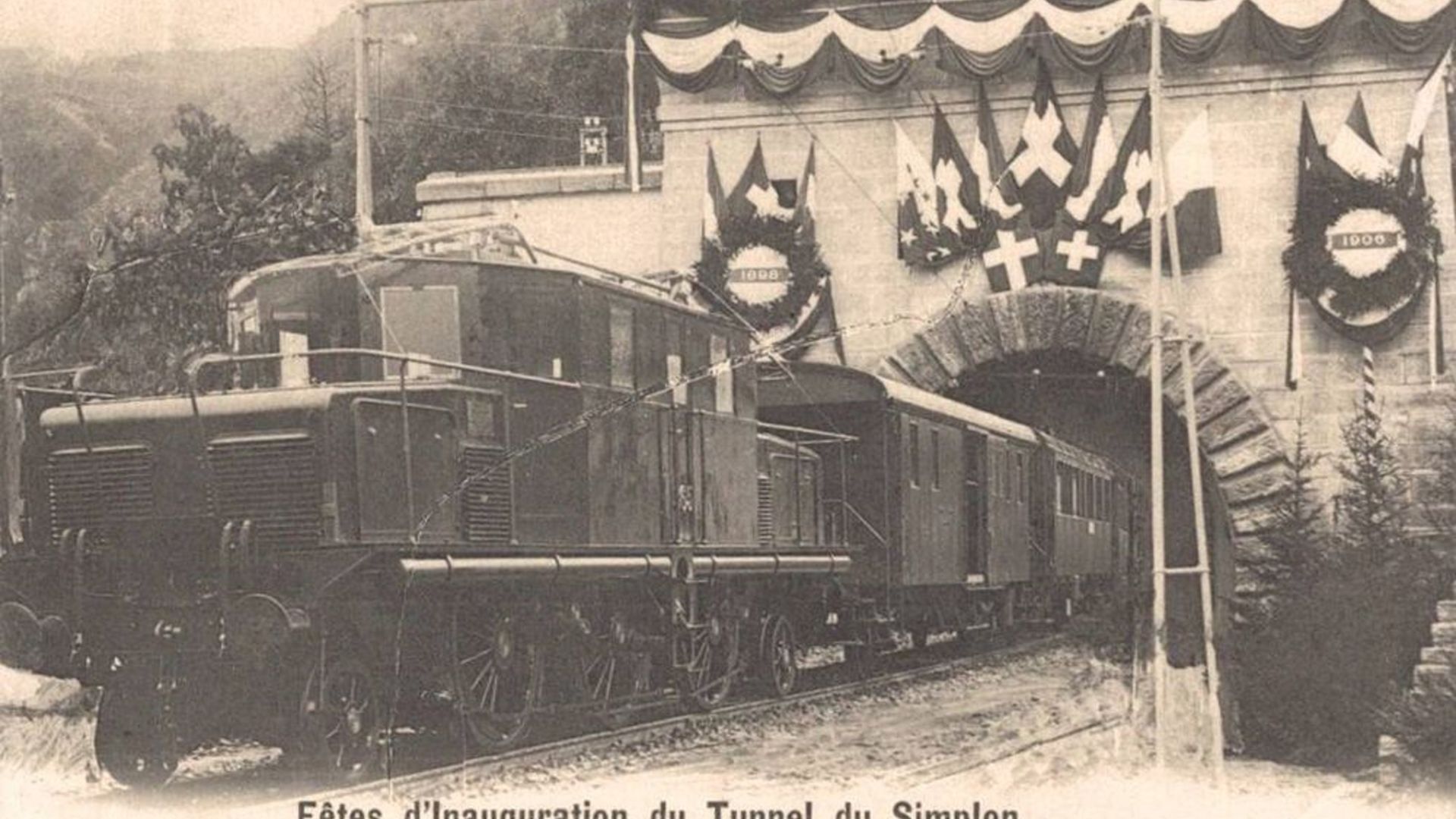 Simplontunnel Eröffnung