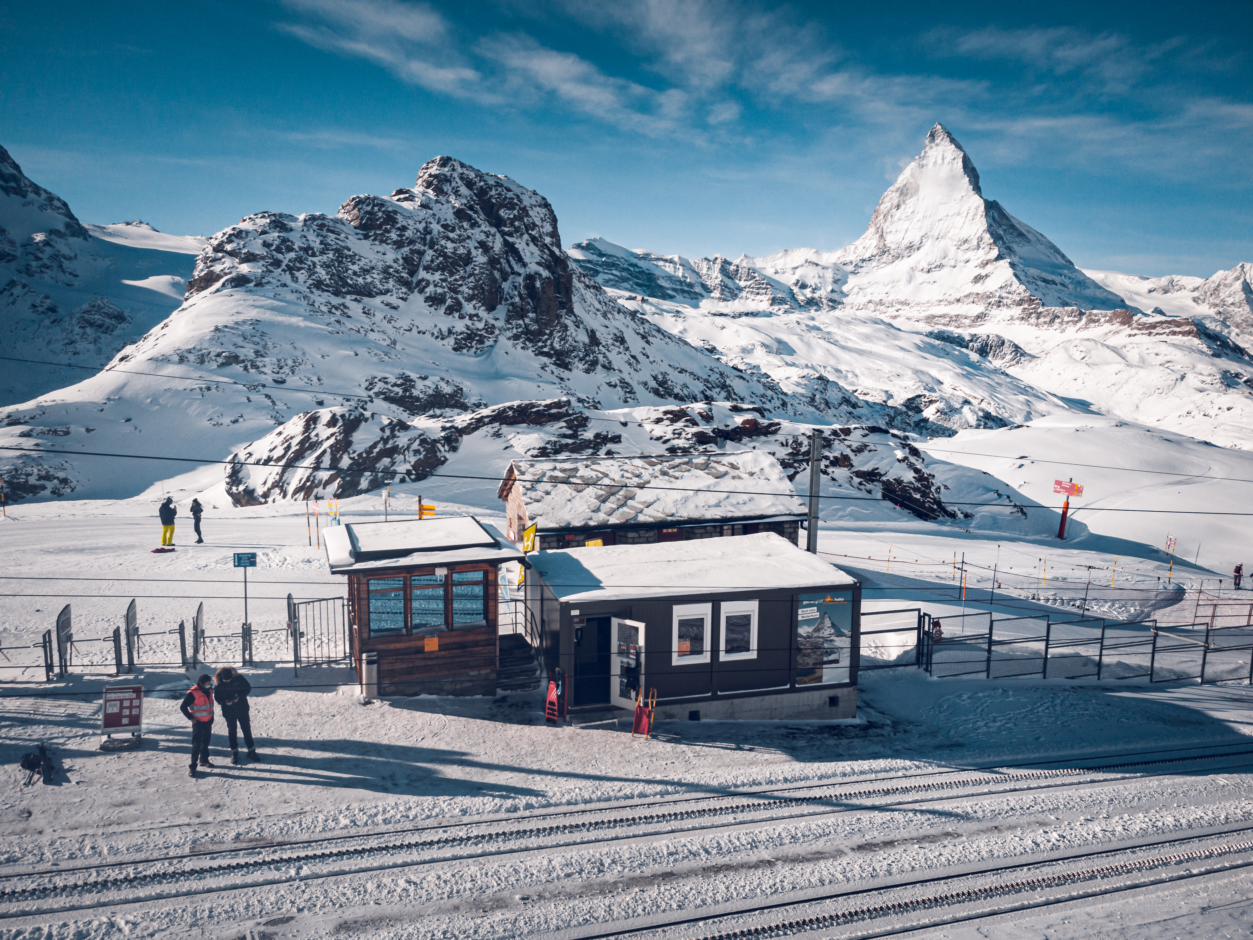 Station Rotenboden Winter 